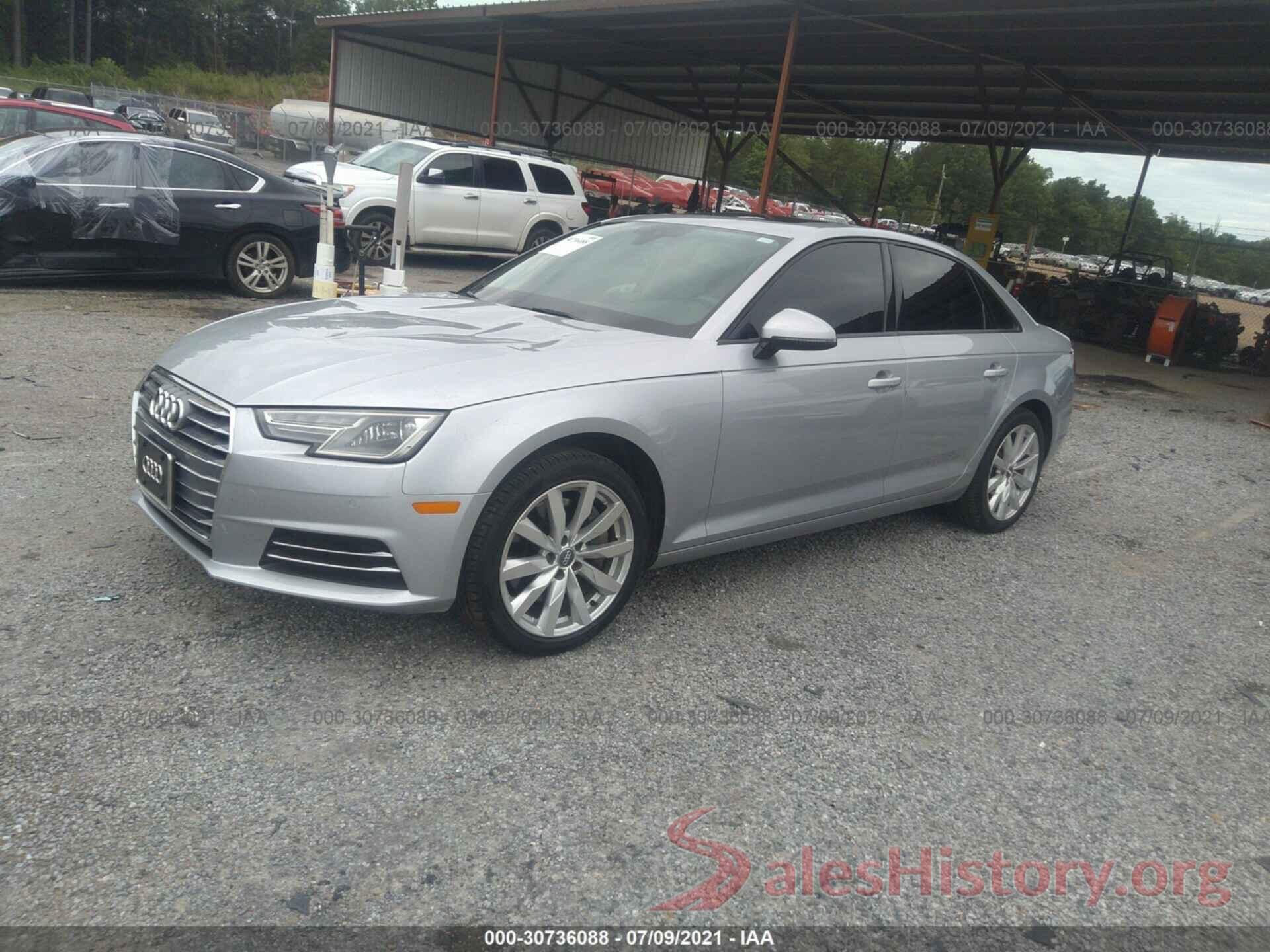 WAUANAF49HN002881 2017 AUDI A4