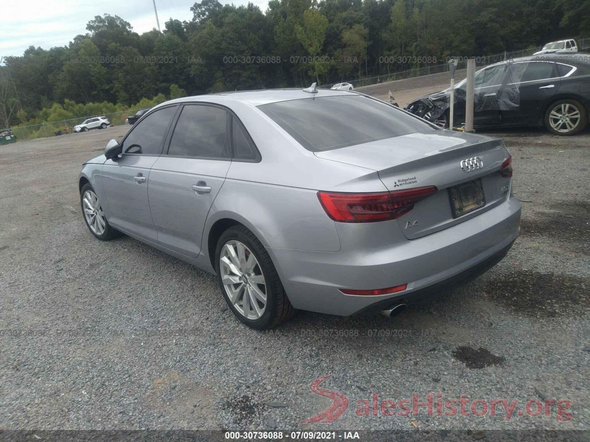 WAUANAF49HN002881 2017 AUDI A4