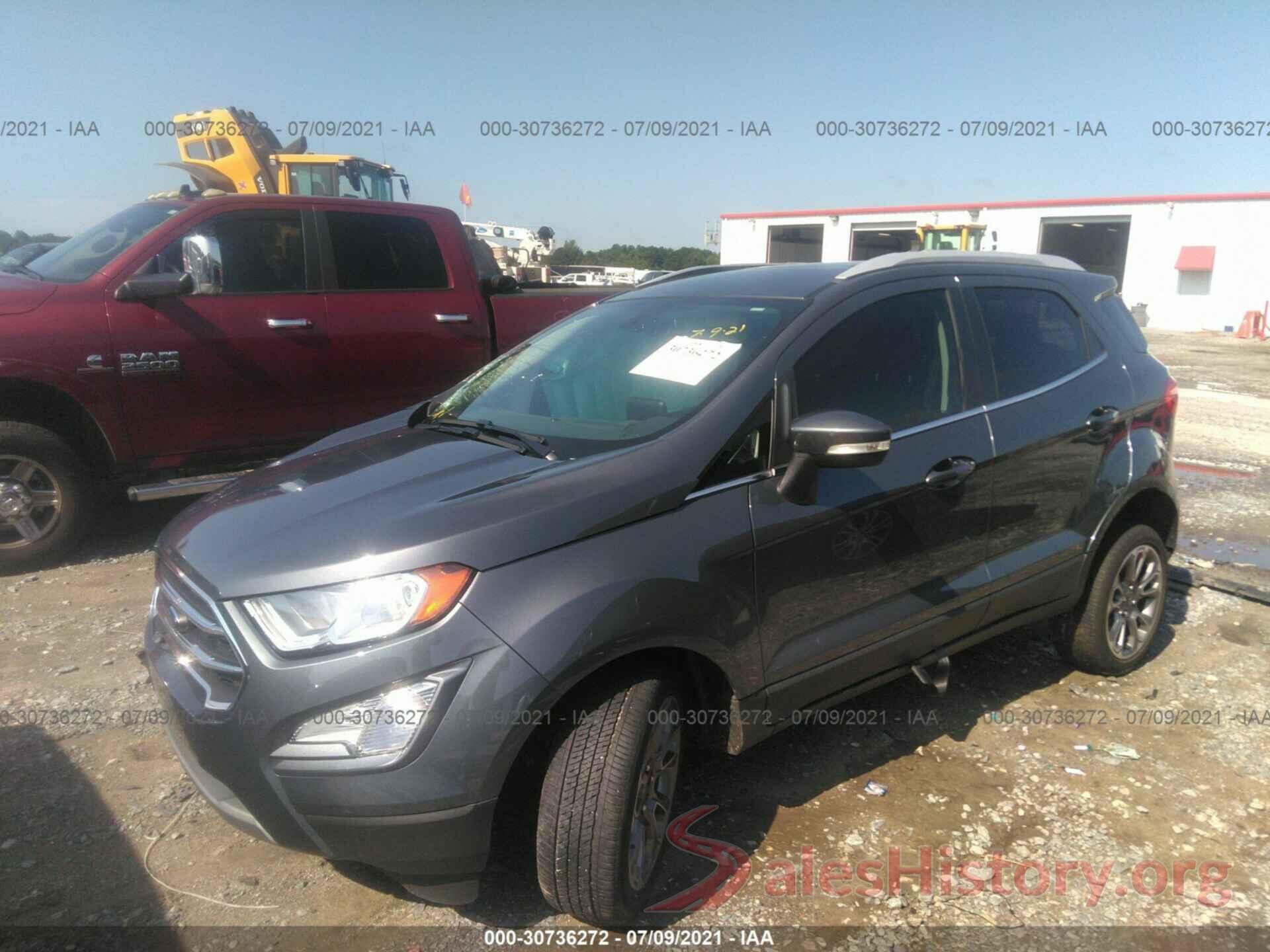 MAJ6S3KL7KC310909 2019 FORD ECOSPORT