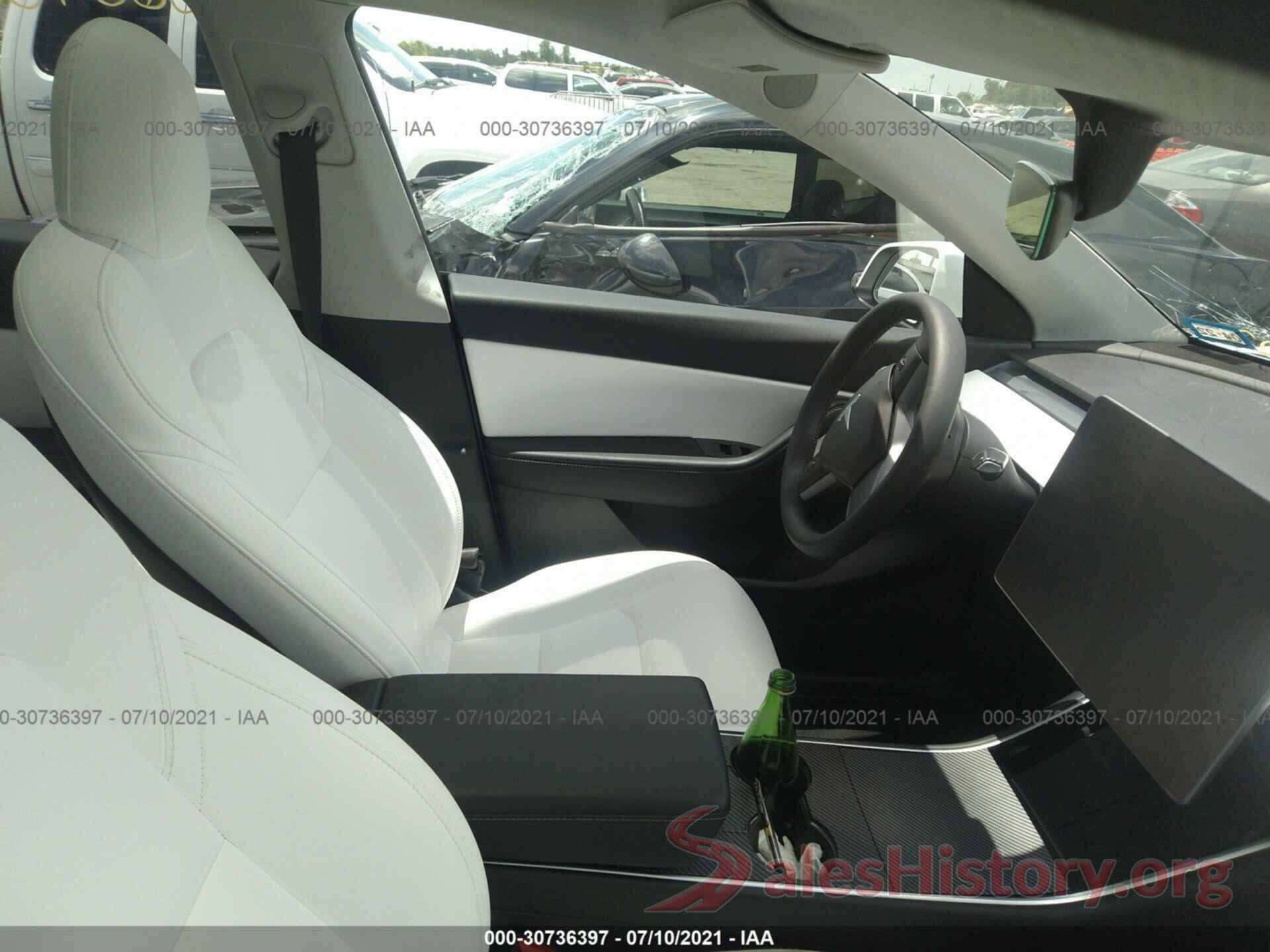 5YJYGDEE4MF108722 2021 TESLA MODEL Y