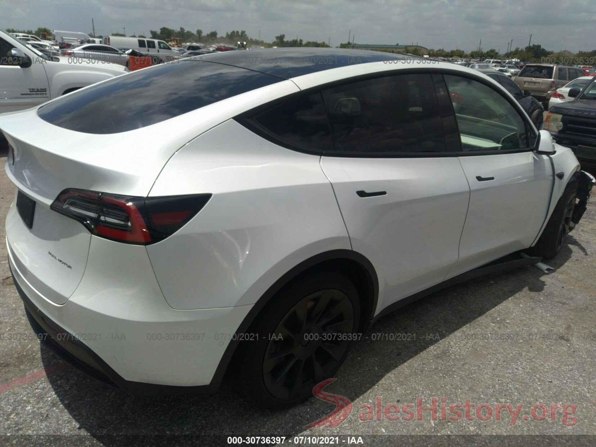 5YJYGDEE4MF108722 2021 TESLA MODEL Y