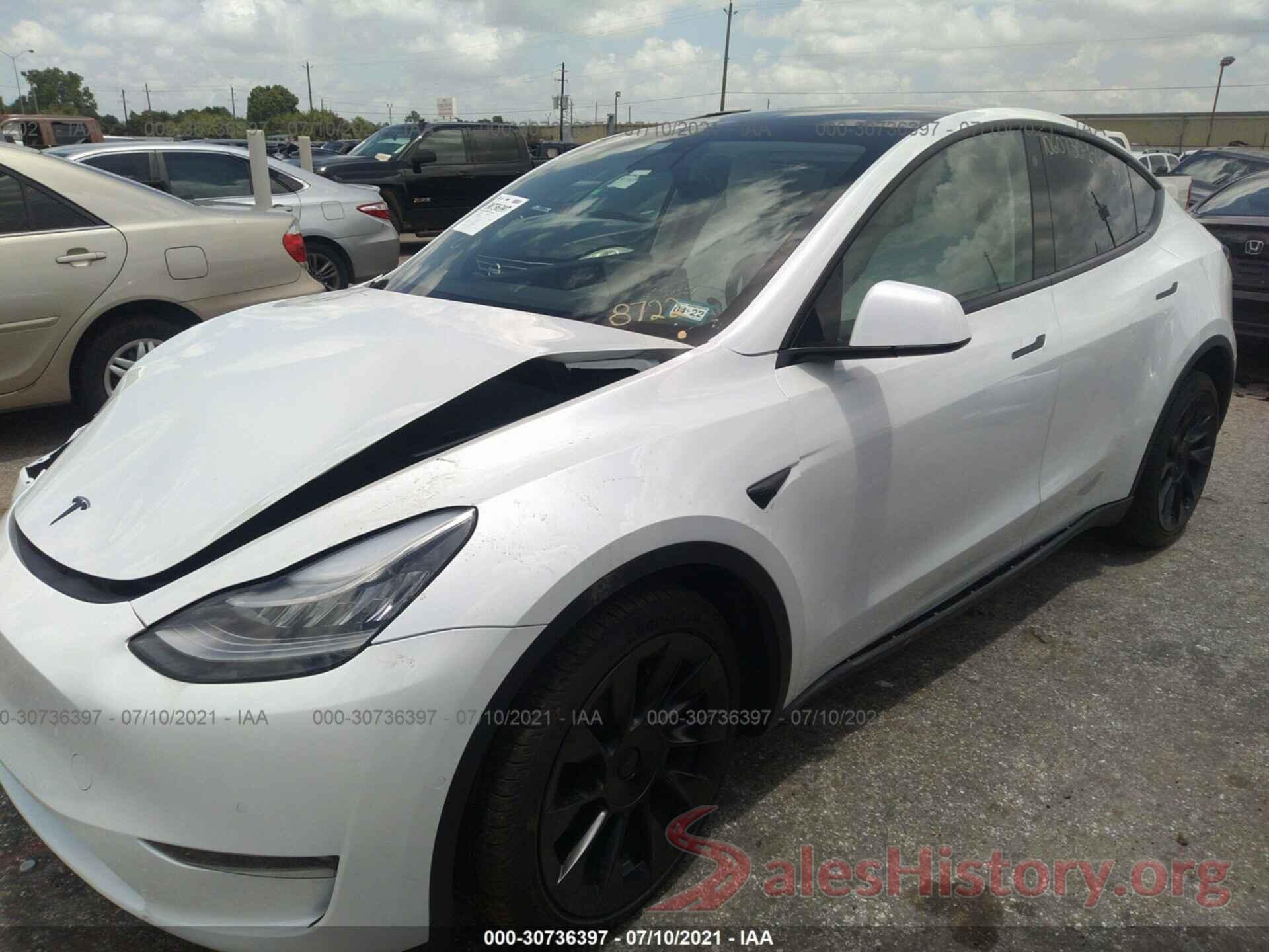 5YJYGDEE4MF108722 2021 TESLA MODEL Y