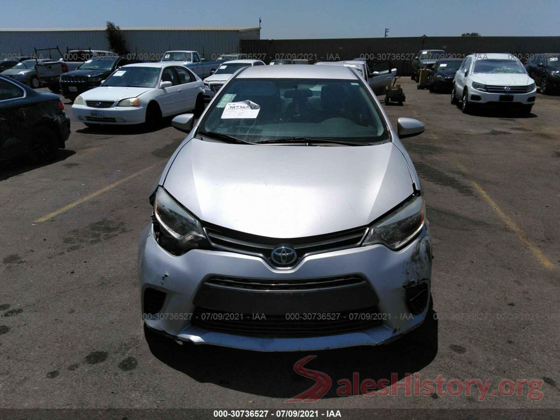 5YFBURHE6GP407631 2016 TOYOTA COROLLA