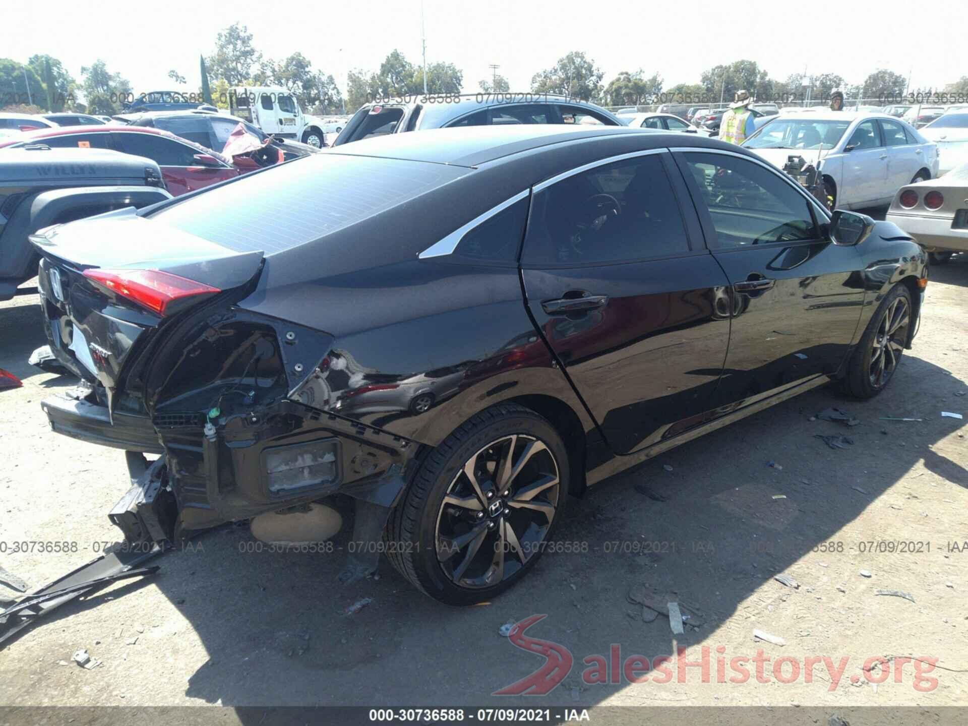 2HGFC2F80KH532097 2019 HONDA CIVIC SEDAN