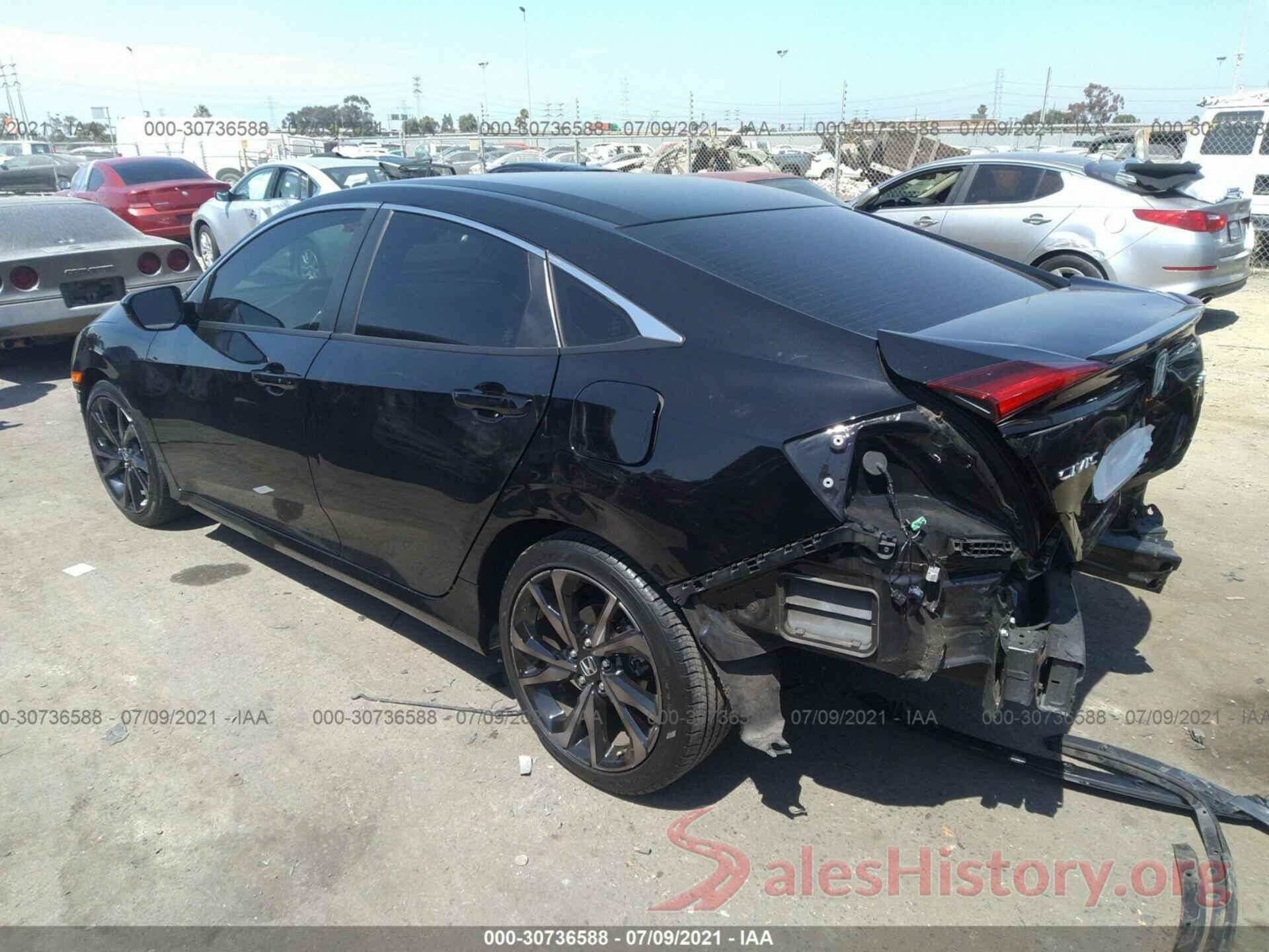 2HGFC2F80KH532097 2019 HONDA CIVIC SEDAN