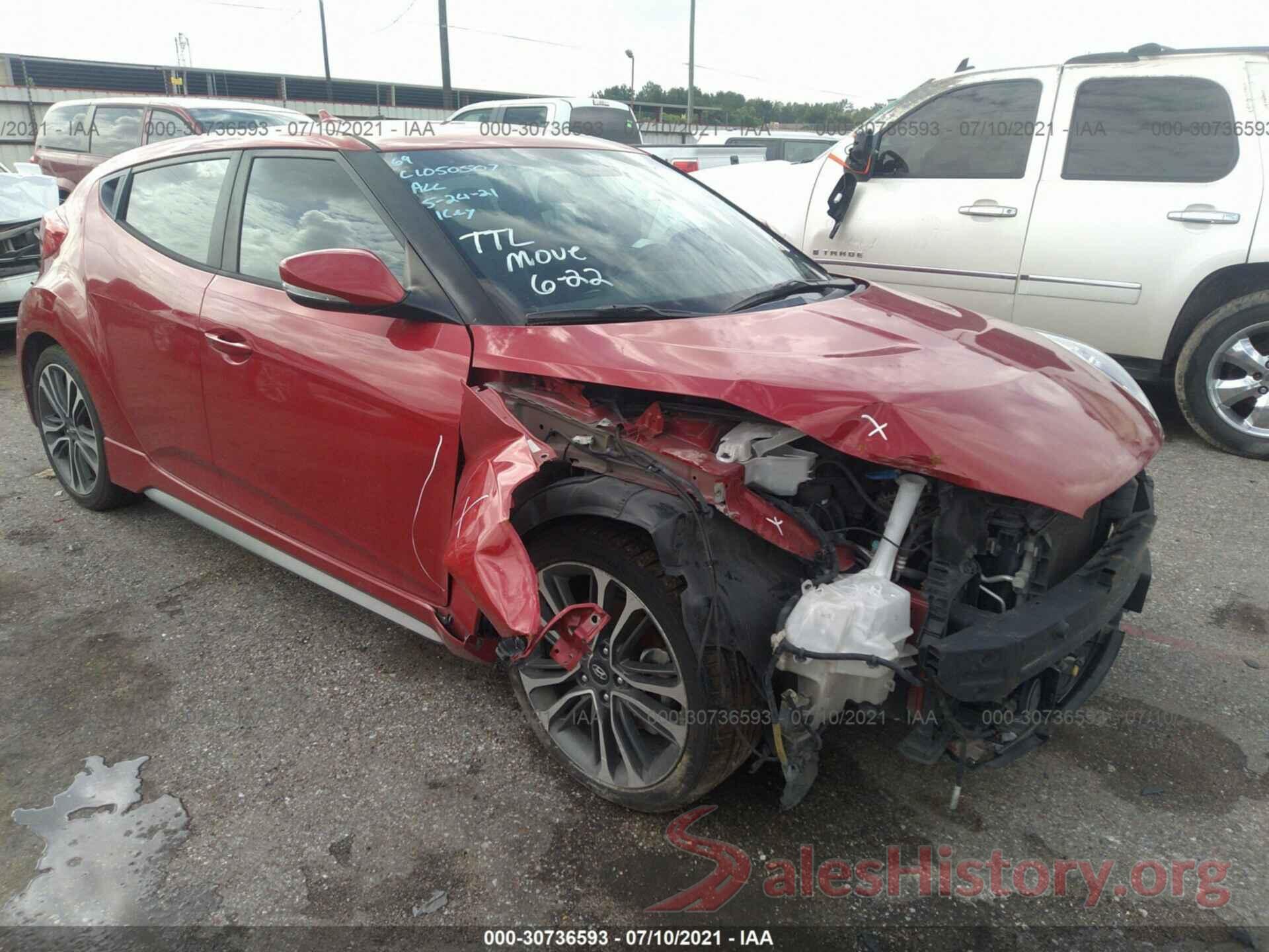 KMHTC6AE5GU286248 2016 HYUNDAI VELOSTER