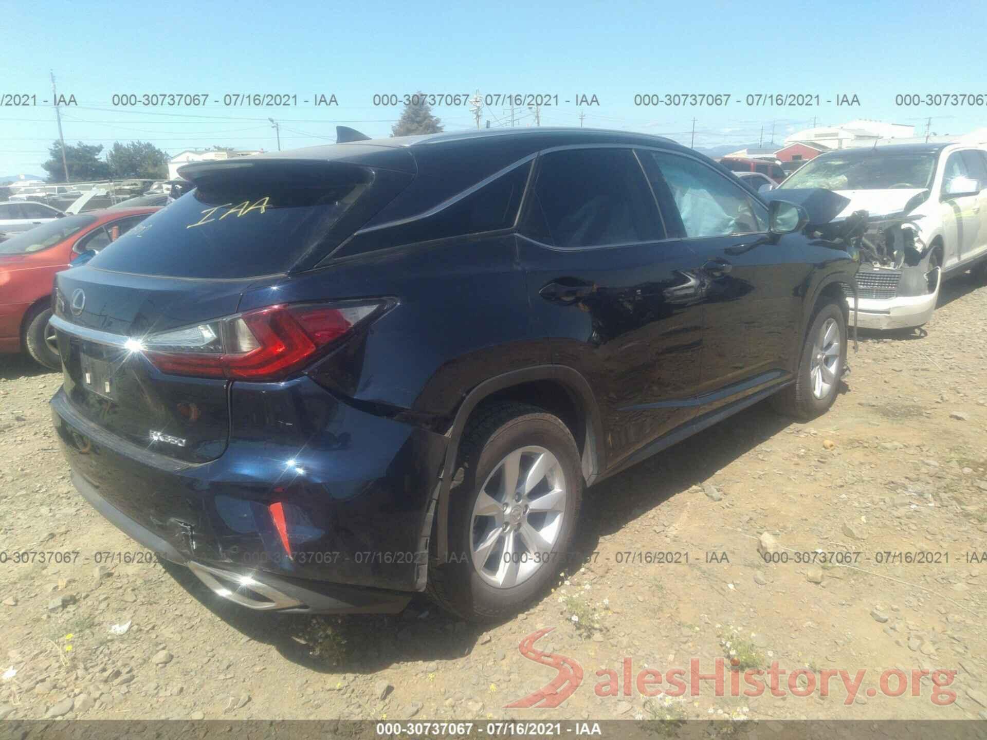 2T2BZMCA0HC073490 2017 LEXUS RX