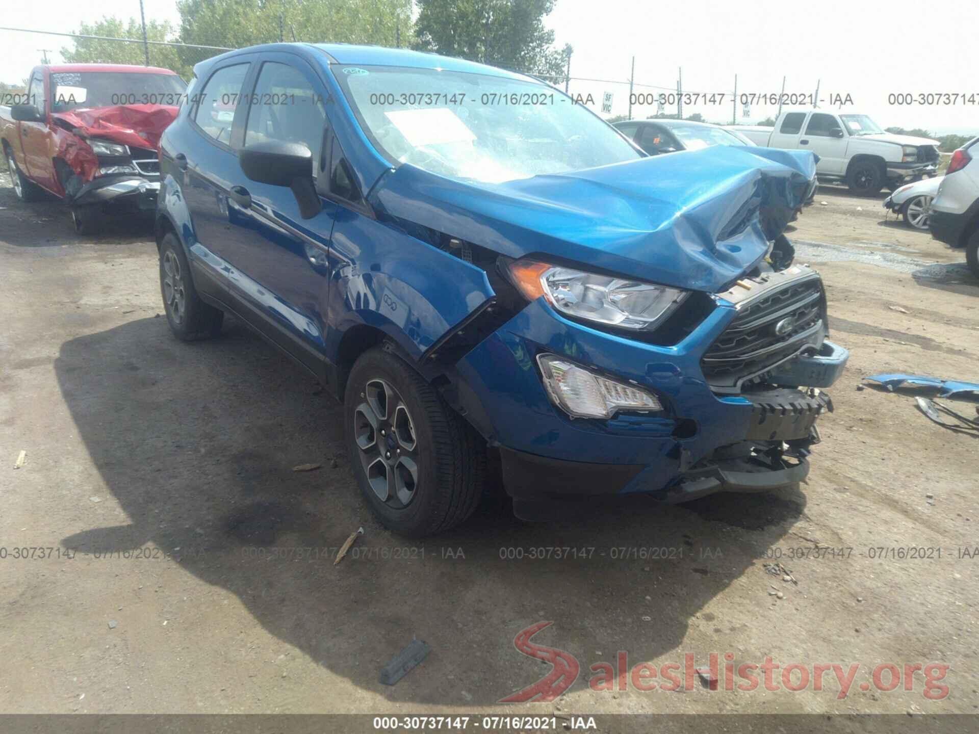 MAJ3S2FE6KC265051 2019 FORD ECOSPORT