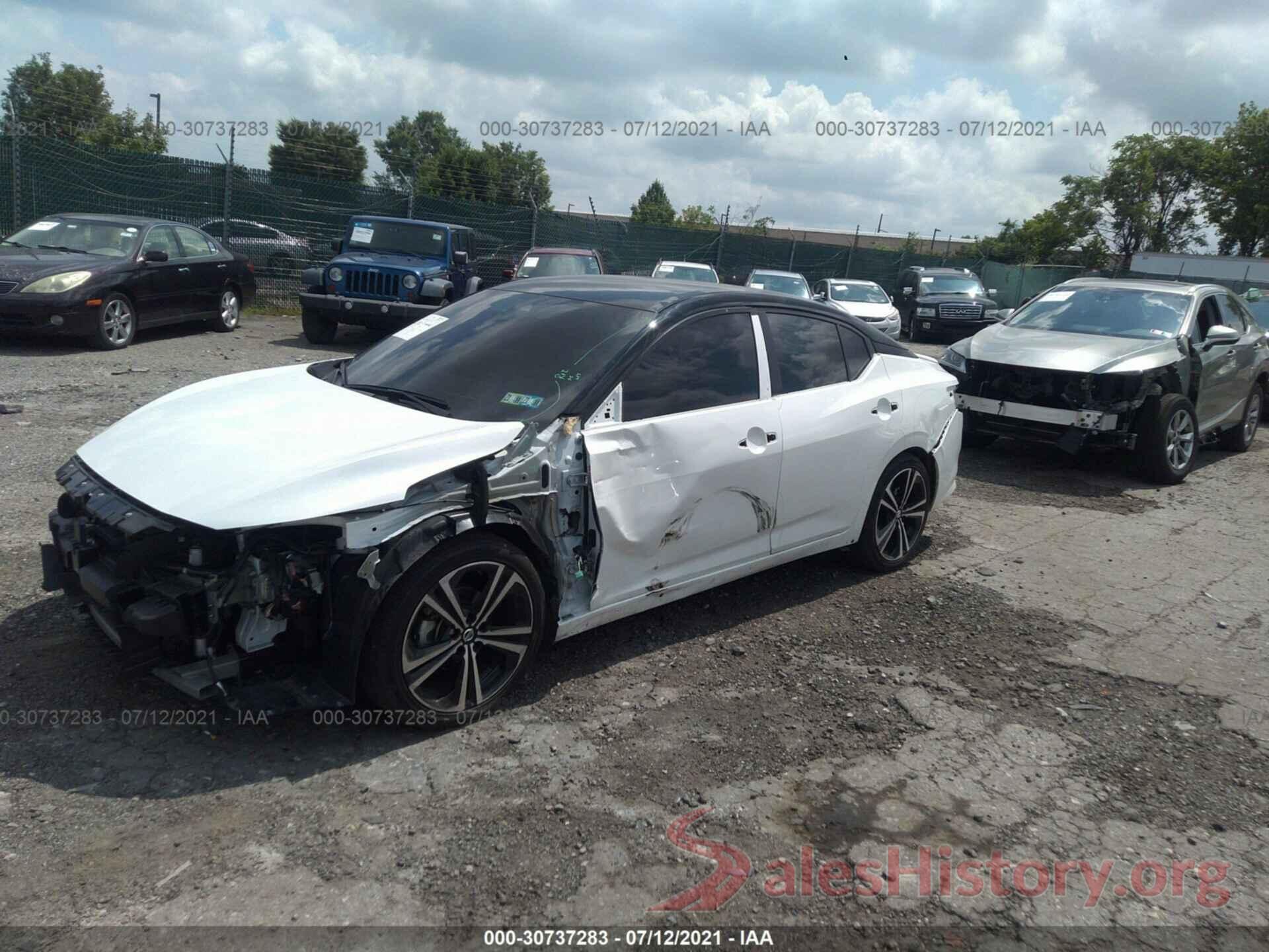 3N1AB8DV2LY300767 2020 NISSAN SENTRA