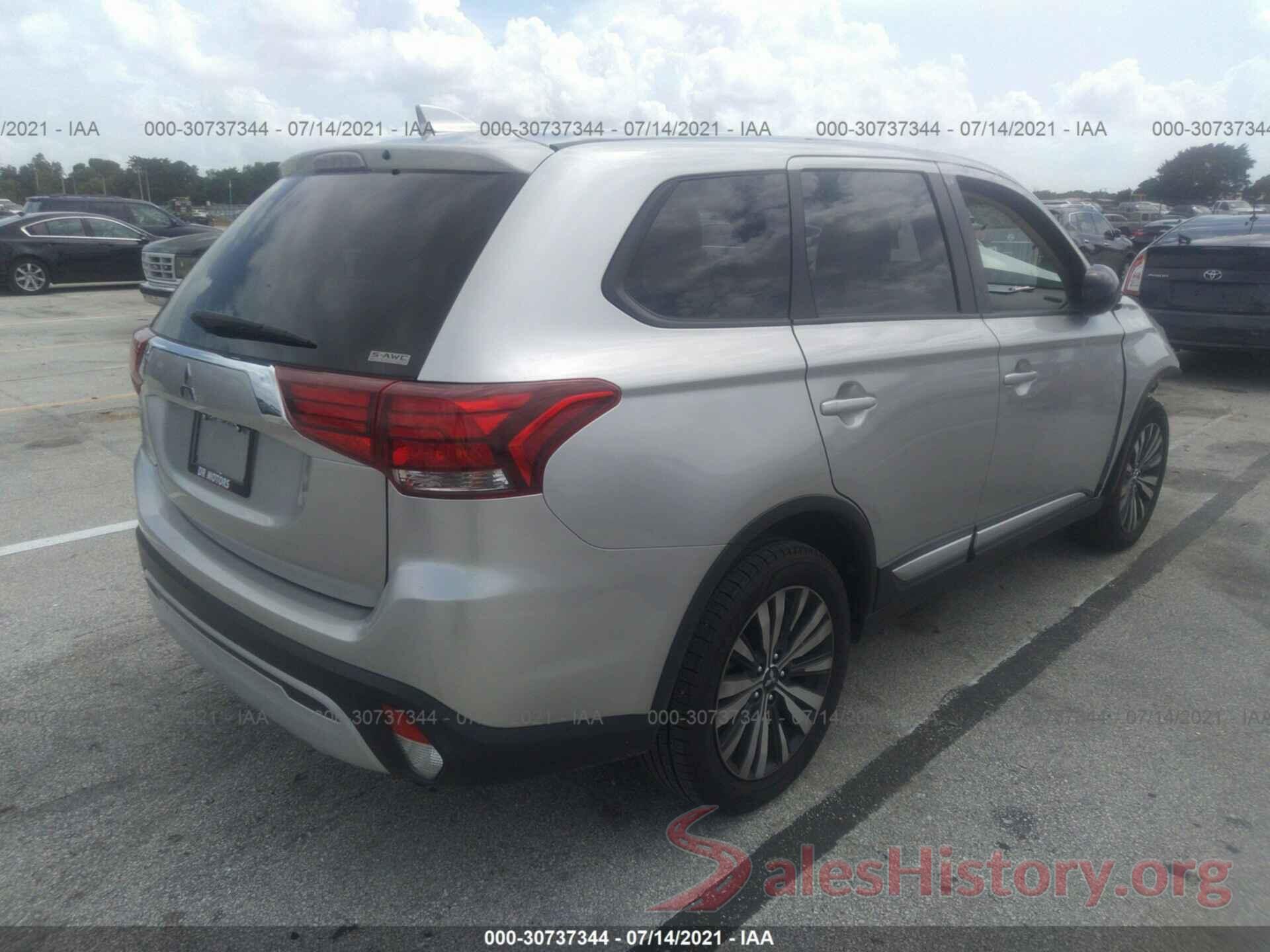 JA4AZ3A31LZ026654 2020 MITSUBISHI OUTLANDER