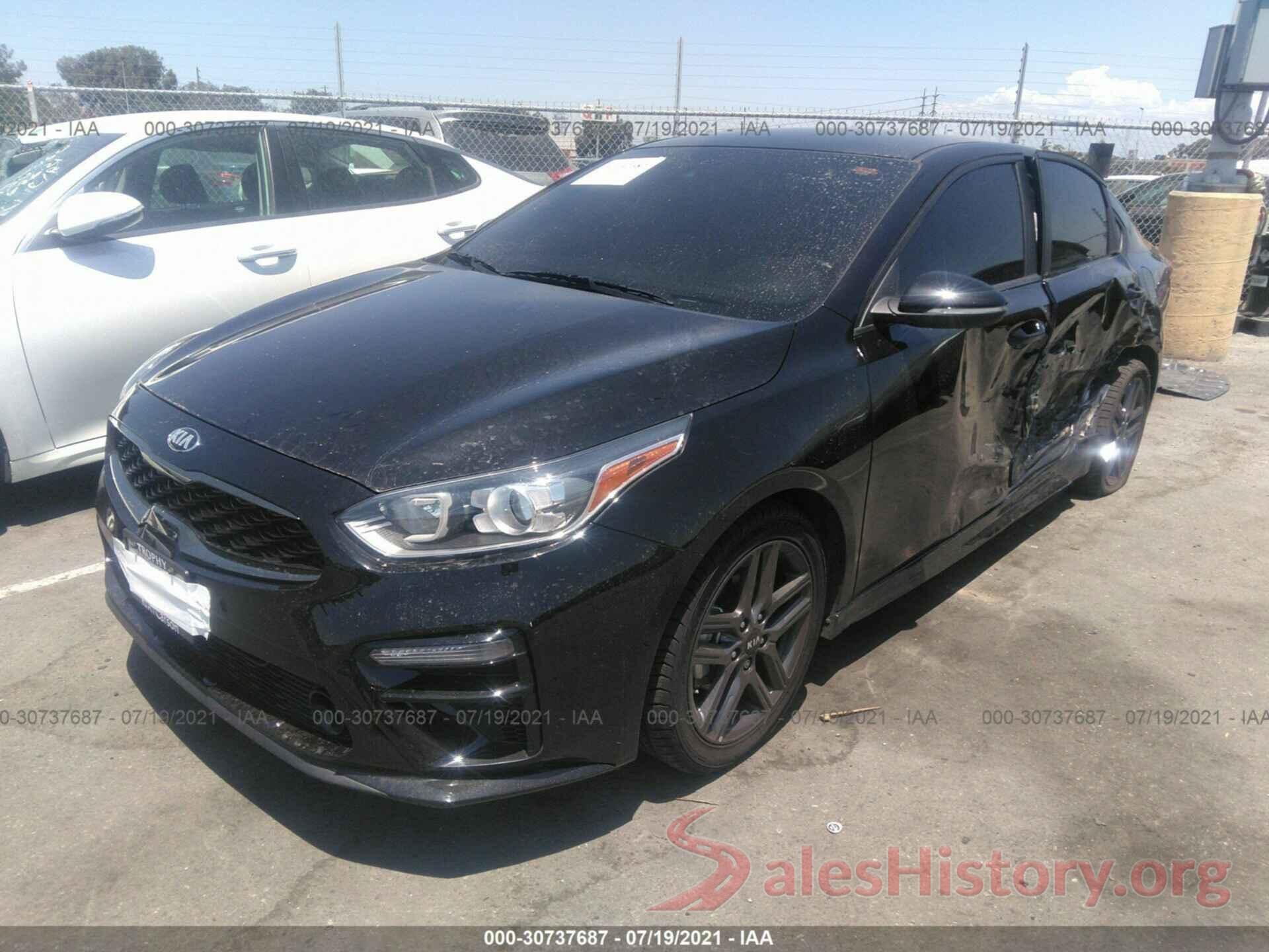 3KPF34AD2LE242410 2020 KIA FORTE