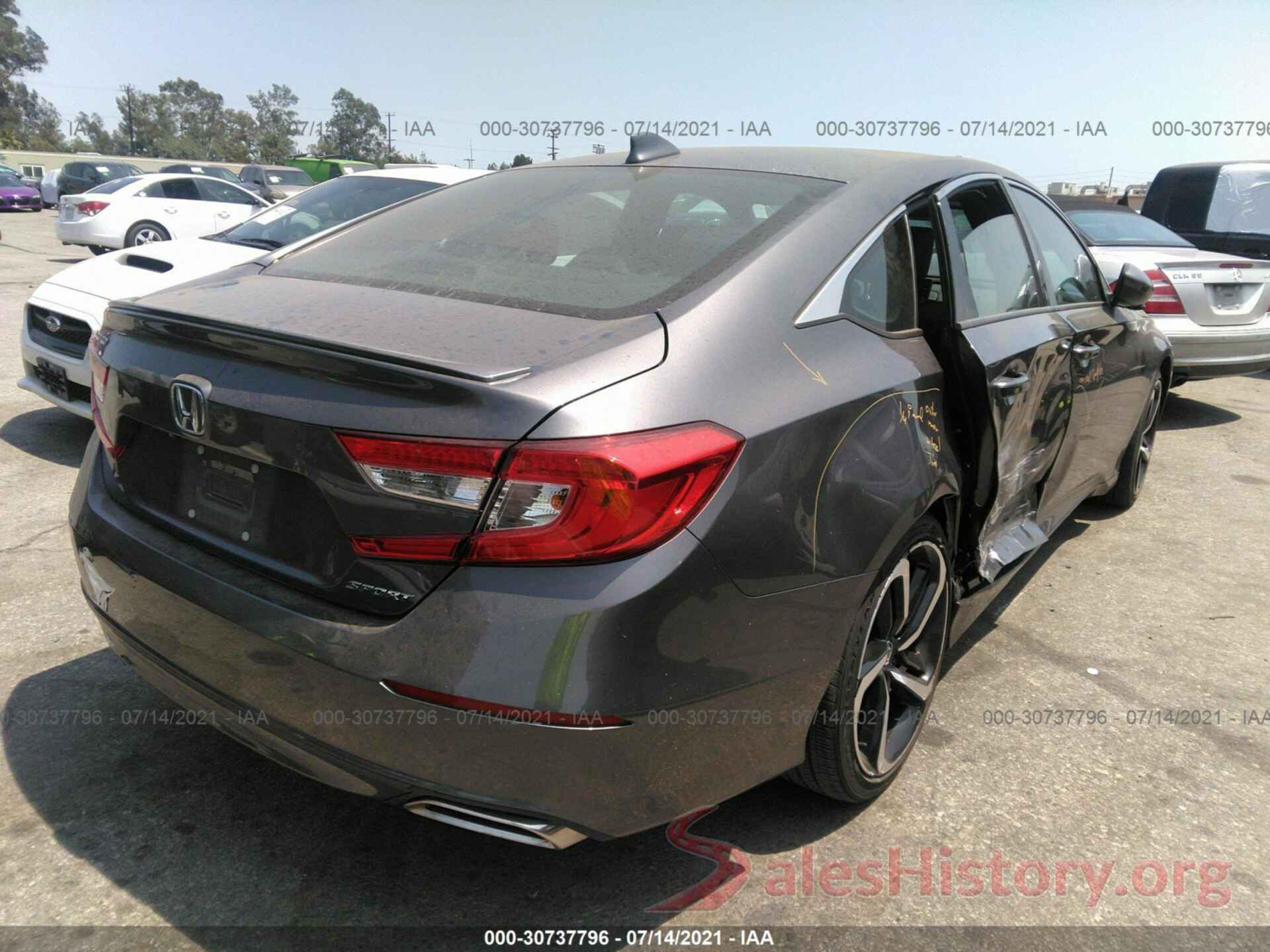 1HGCV1F32JA184876 2018 HONDA ACCORD SEDAN