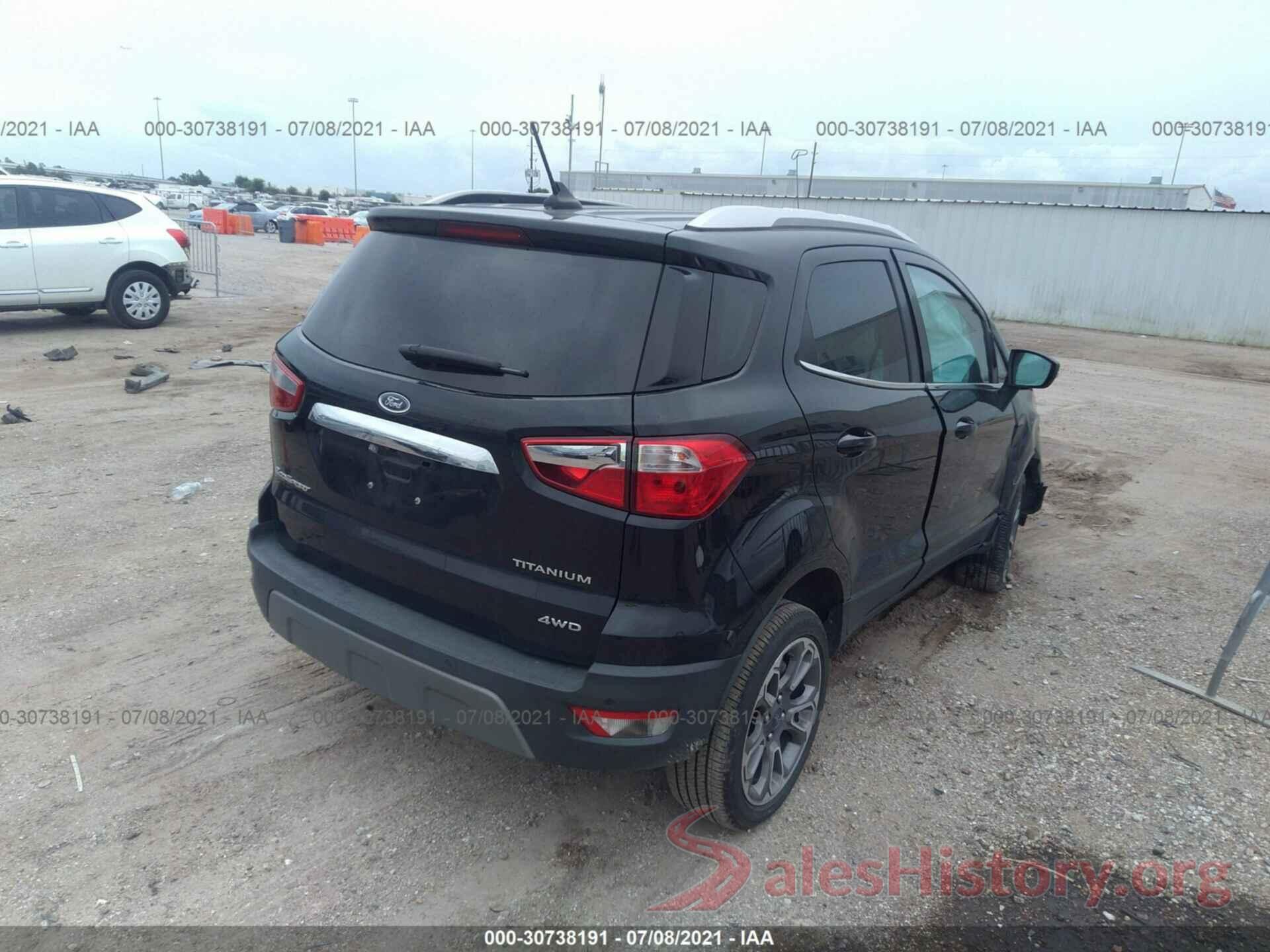 MAJ6S3KL0LC346359 2020 FORD ECOSPORT