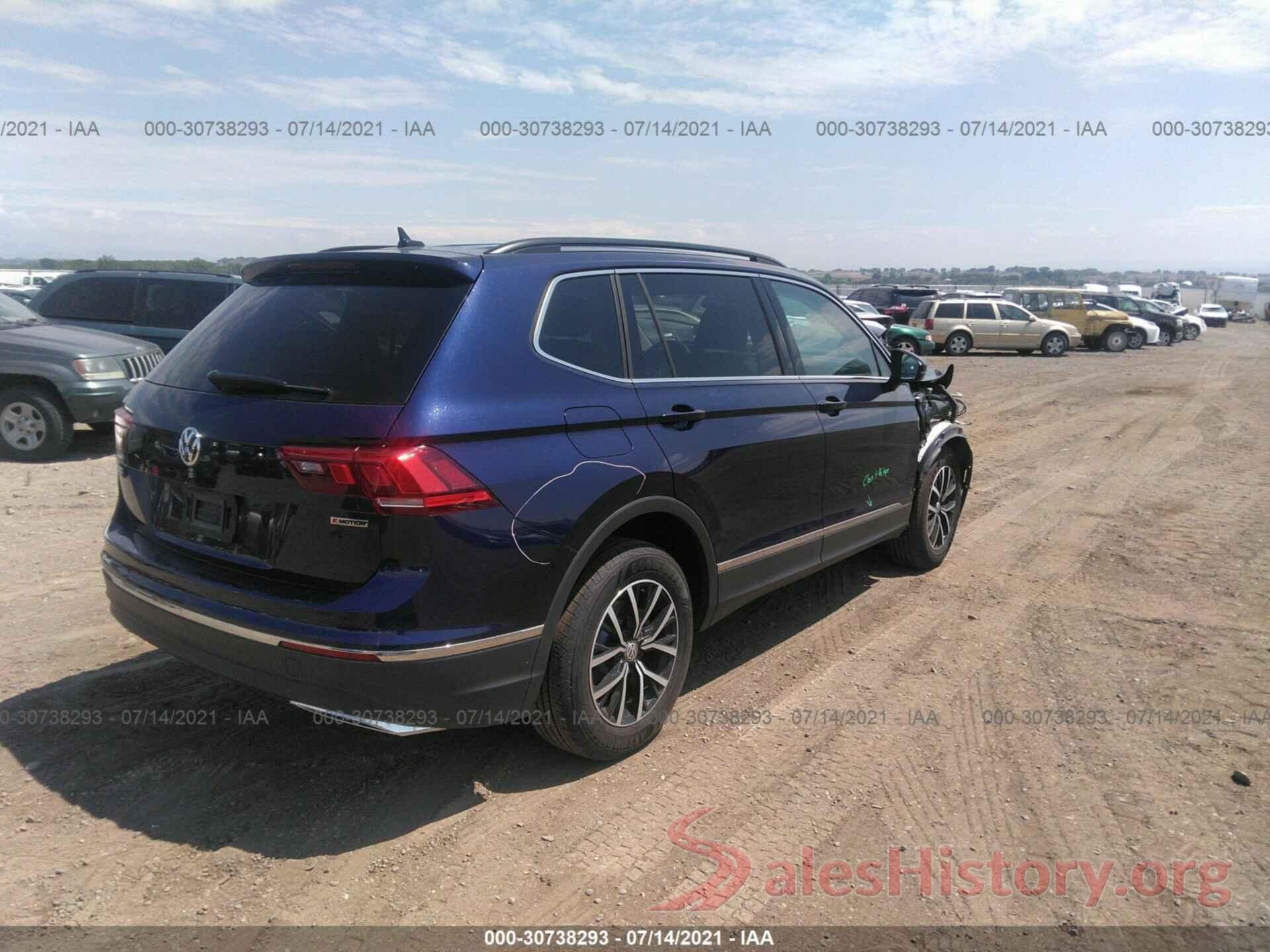 3VV2B7AX2MM061913 2021 VOLKSWAGEN TIGUAN