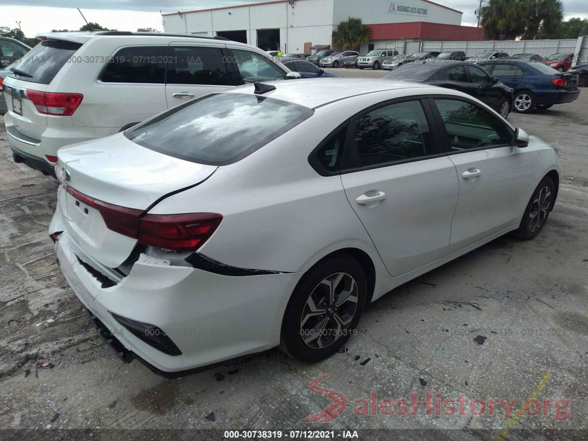 3KPF24AD6LE201152 2020 KIA FORTE