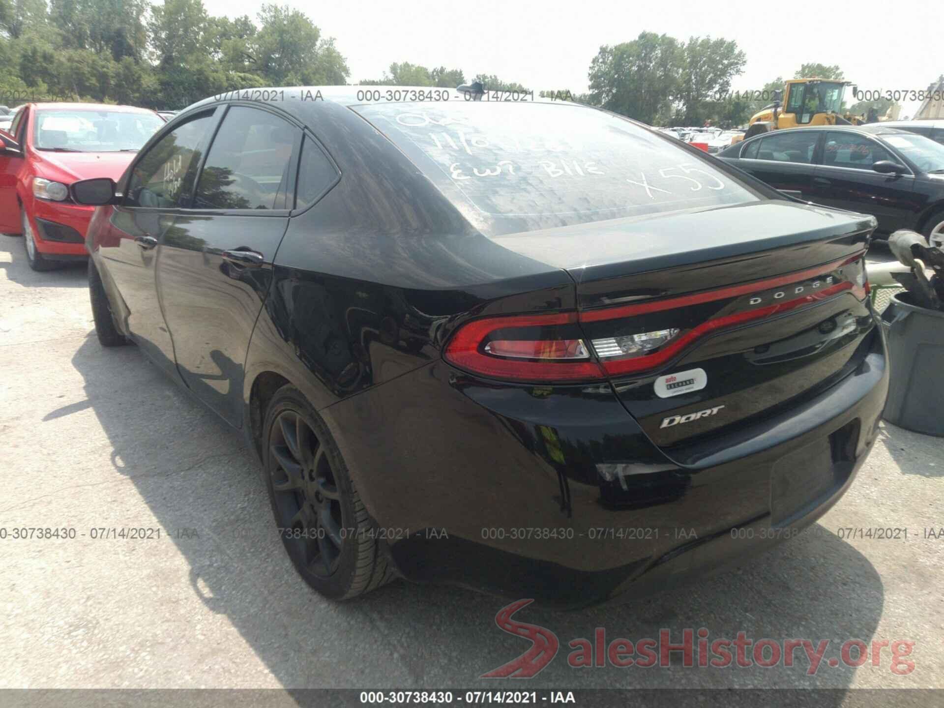 1C3CDFAA2GD504245 2016 DODGE DART