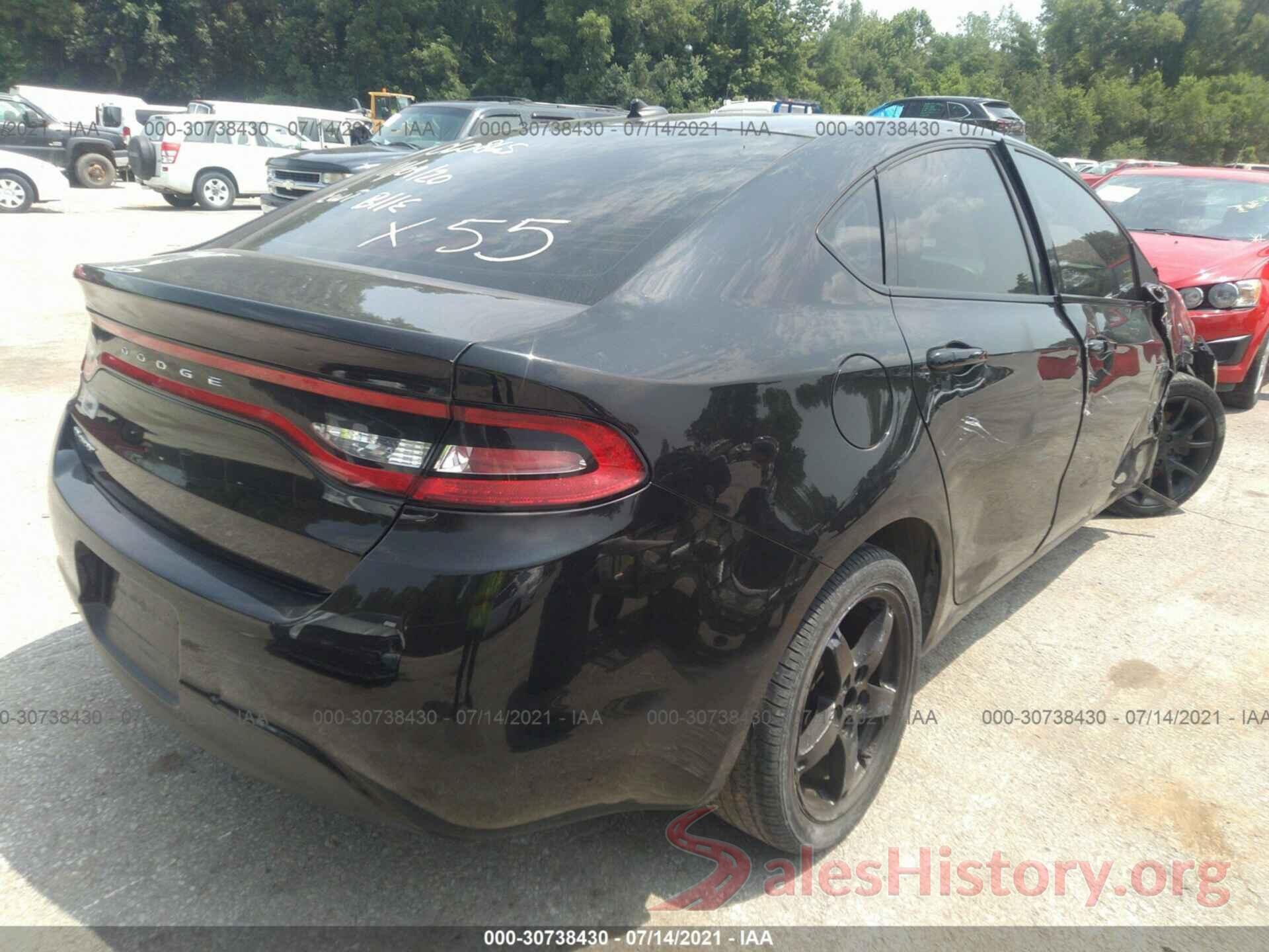 1C3CDFAA2GD504245 2016 DODGE DART