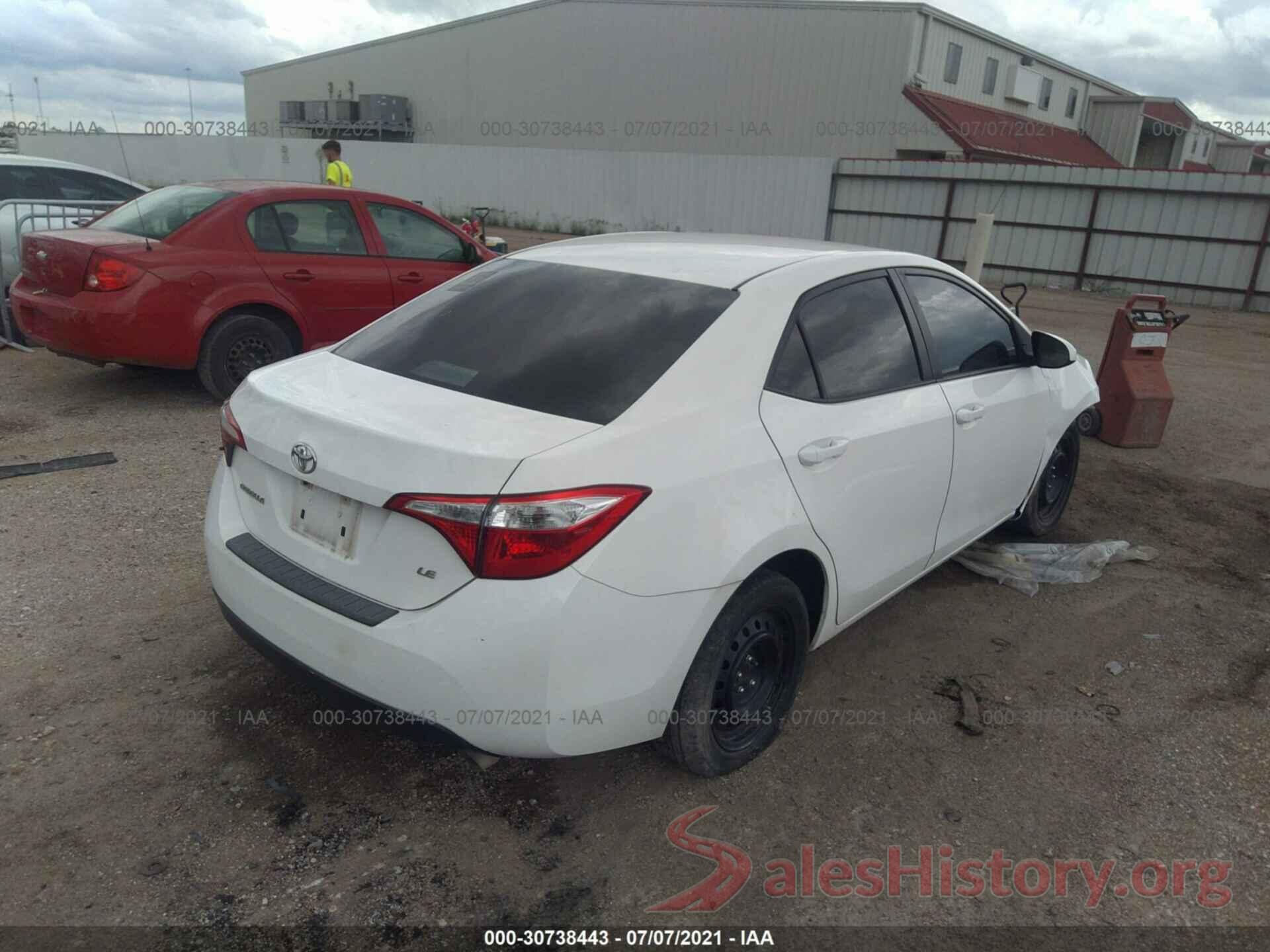 5YFBURHE5GP419172 2016 TOYOTA COROLLA