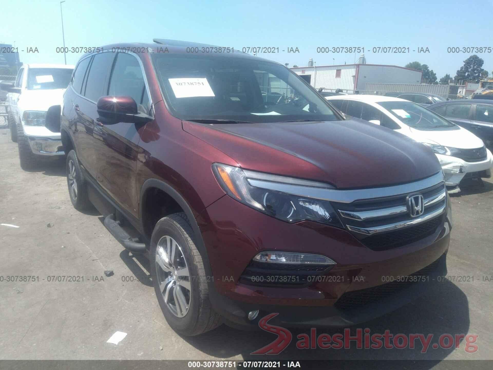 5FNYF5H56JB018052 2018 HONDA PILOT