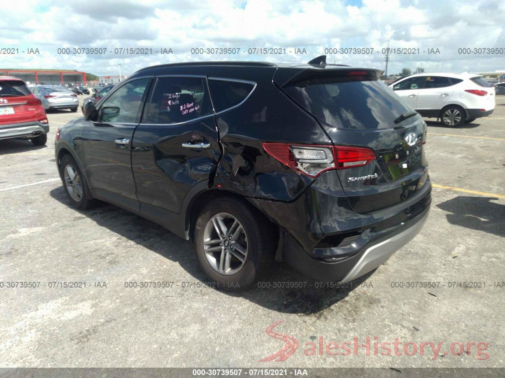 5NMZU3LB4JH057751 2018 HYUNDAI SANTA FE SPORT