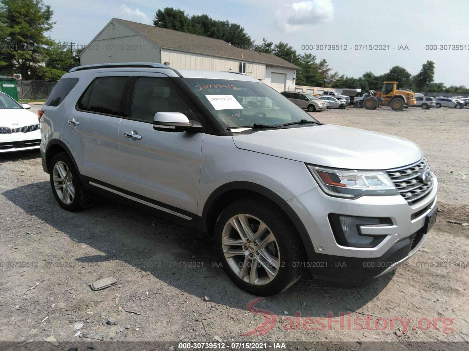 1FM5K8FH1GGD20422 2016 FORD EXPLORER