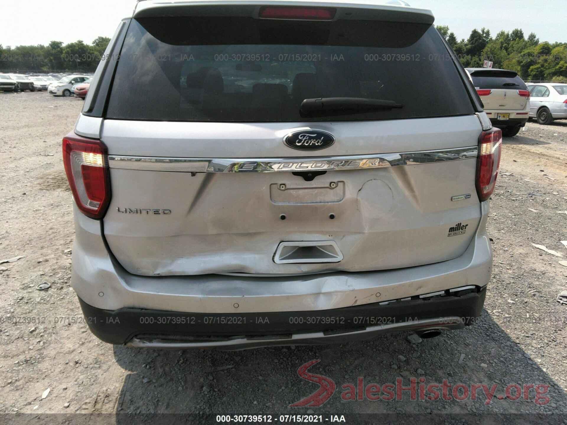 1FM5K8FH1GGD20422 2016 FORD EXPLORER