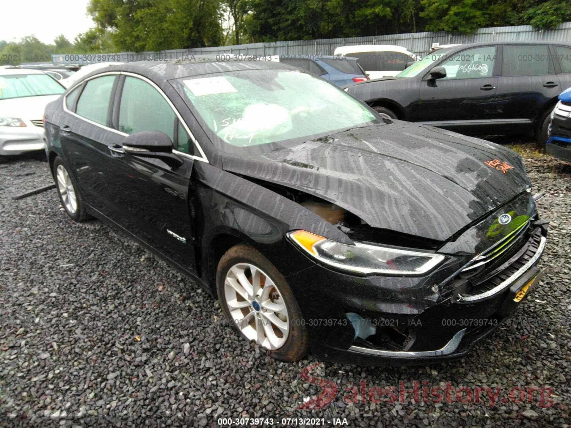 3FA6P0MU6KR254355 2019 FORD FUSION HYBRID