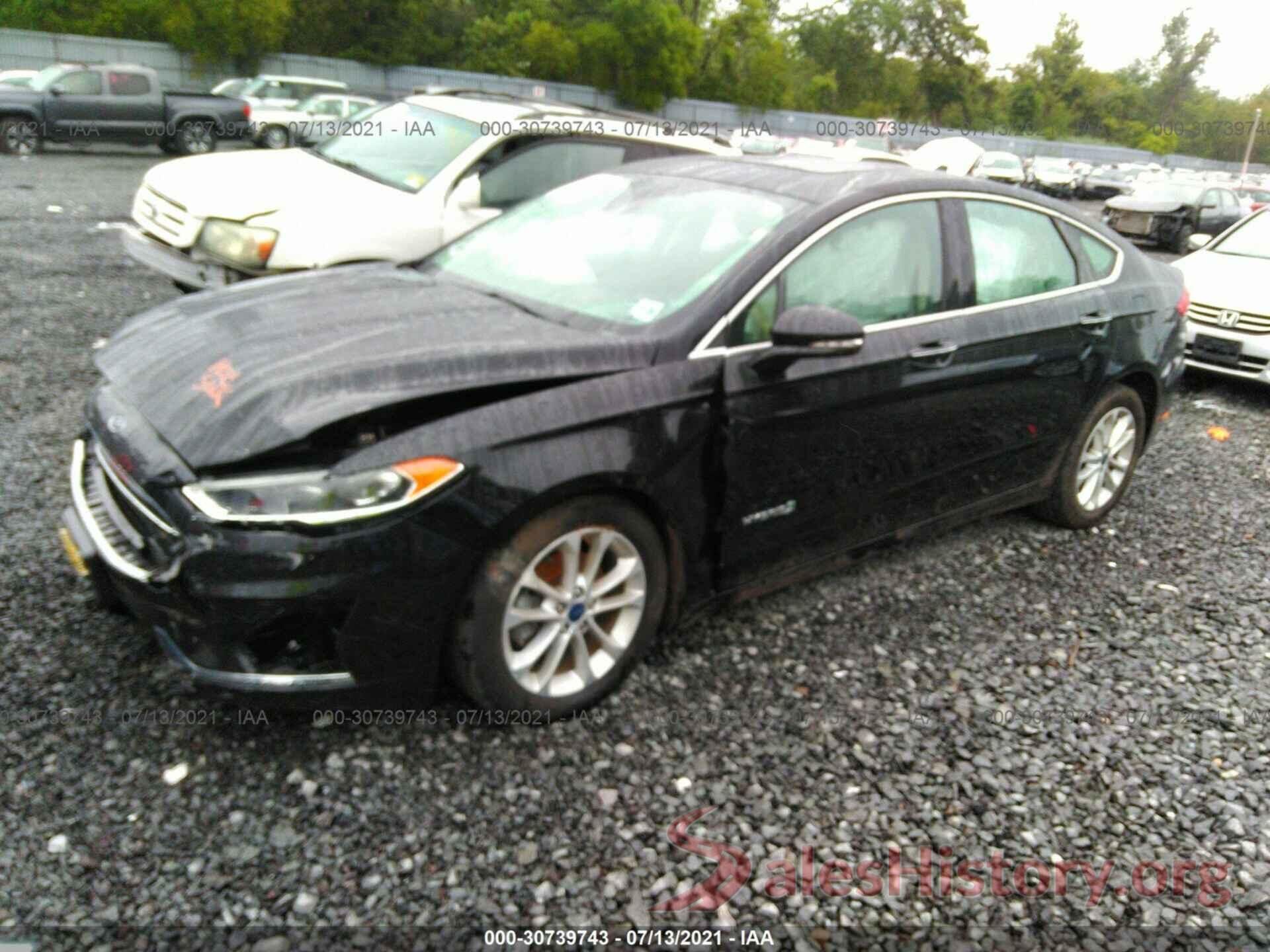 3FA6P0MU6KR254355 2019 FORD FUSION HYBRID