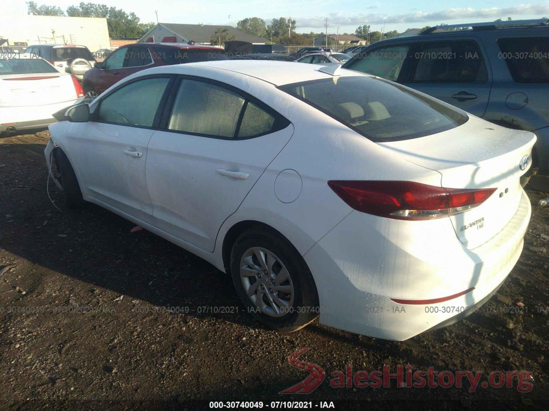 5NPD74LFXHH161202 2017 HYUNDAI ELANTRA