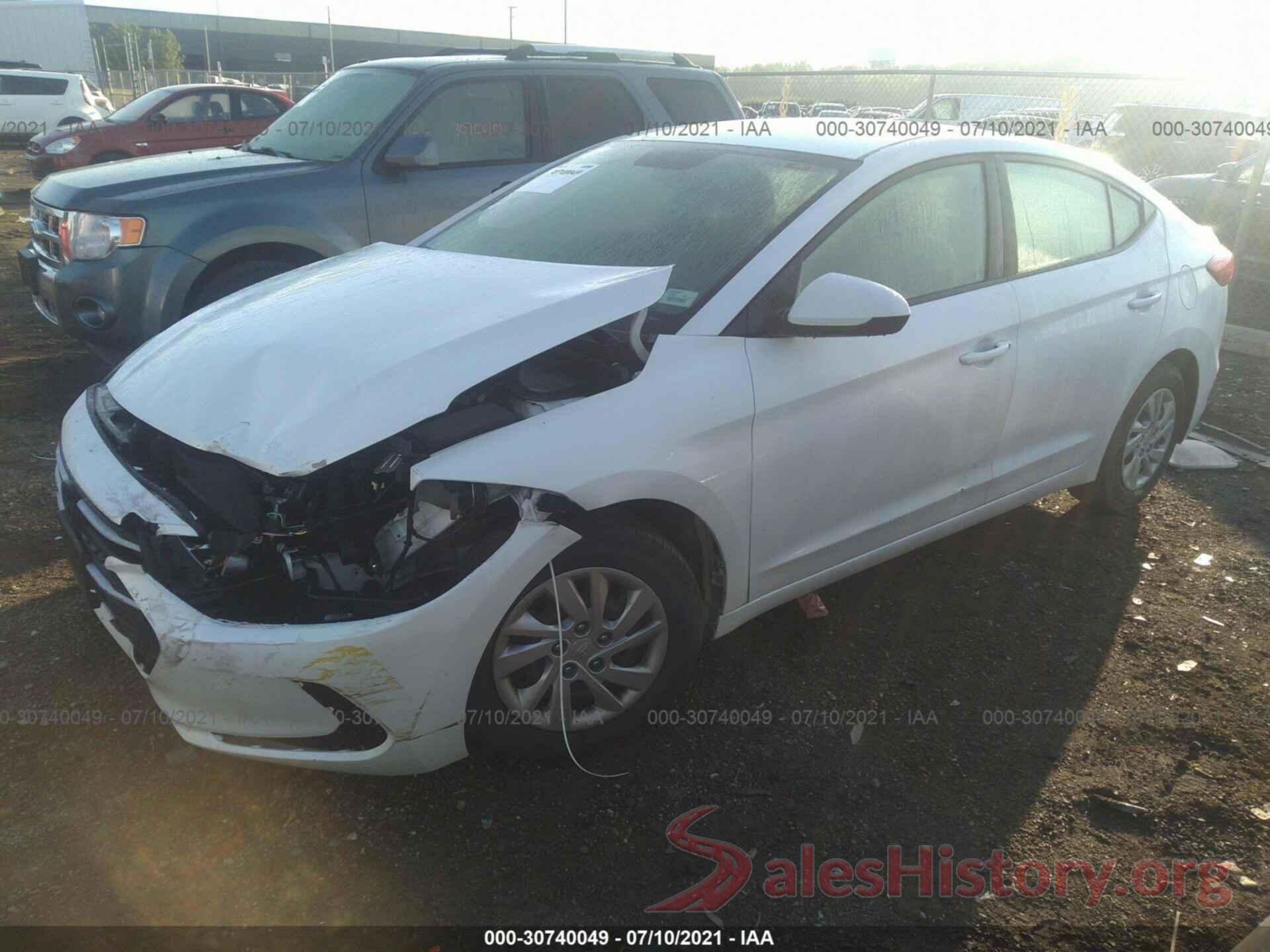 5NPD74LFXHH161202 2017 HYUNDAI ELANTRA