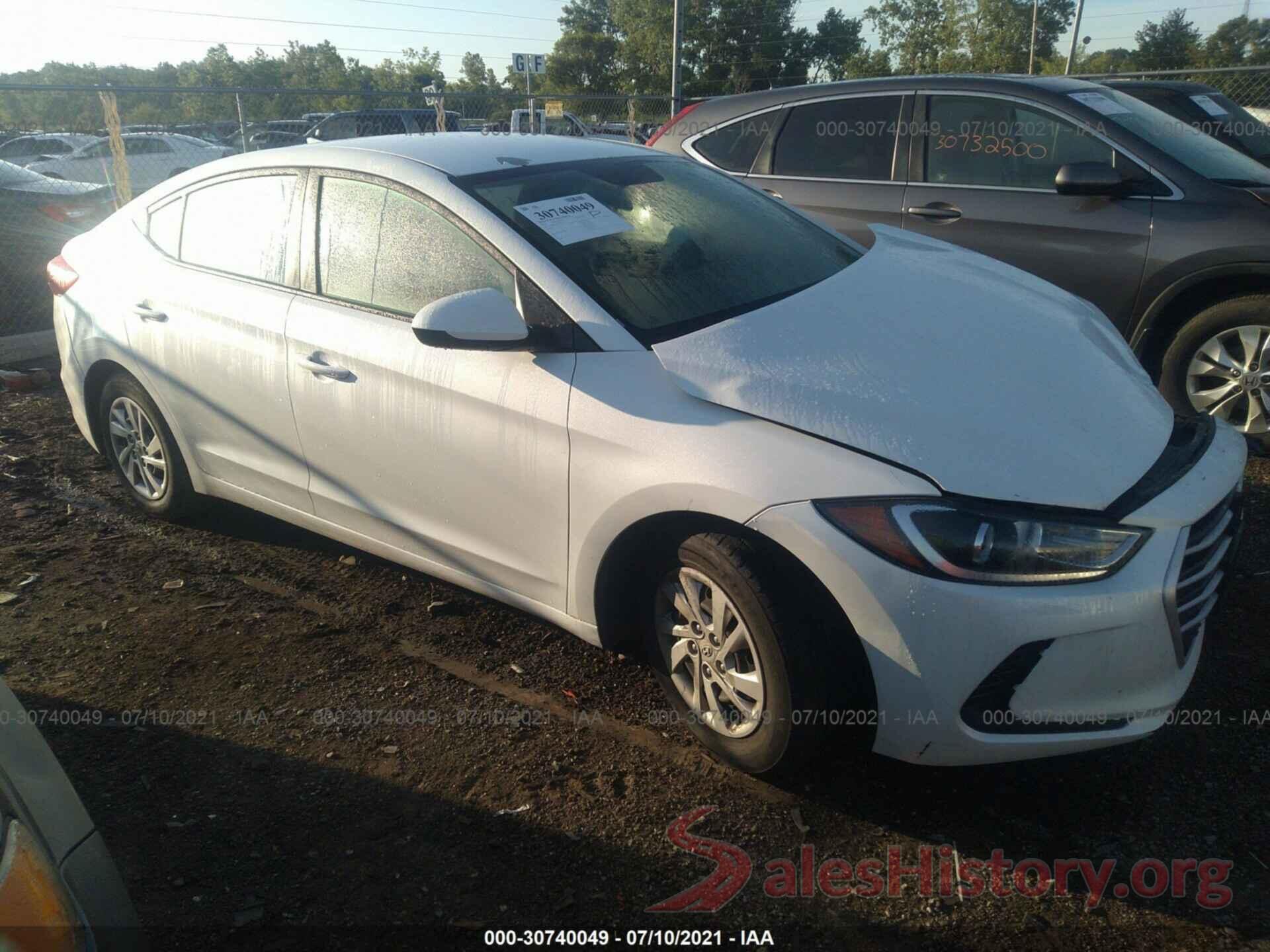 5NPD74LFXHH161202 2017 HYUNDAI ELANTRA