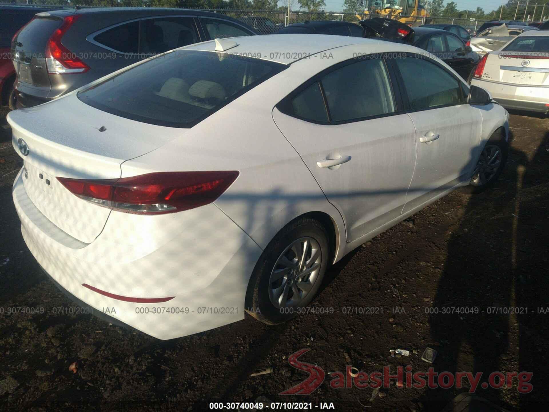 5NPD74LFXHH161202 2017 HYUNDAI ELANTRA