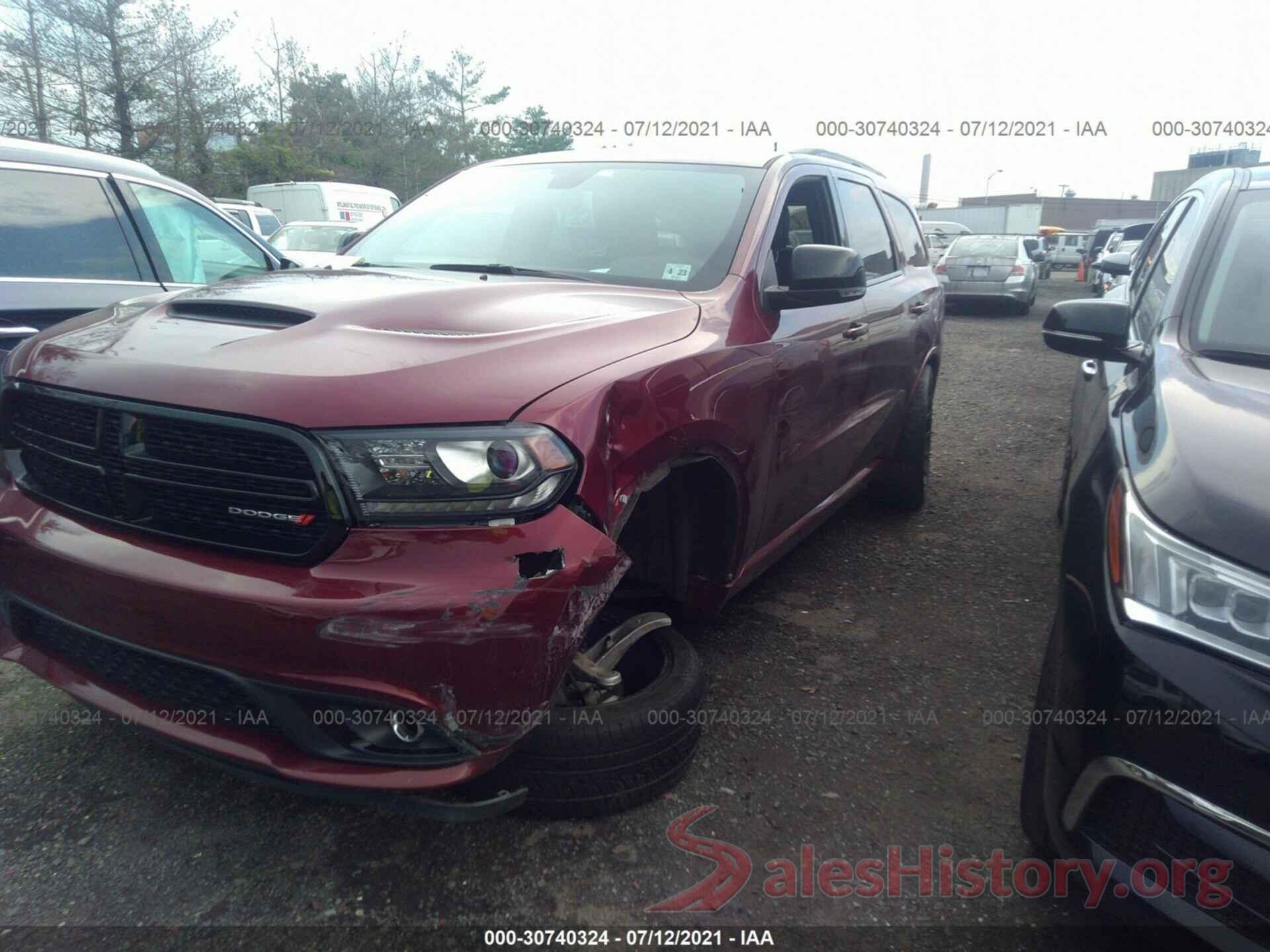 1C4RDJDG9JC292157 2018 DODGE DURANGO