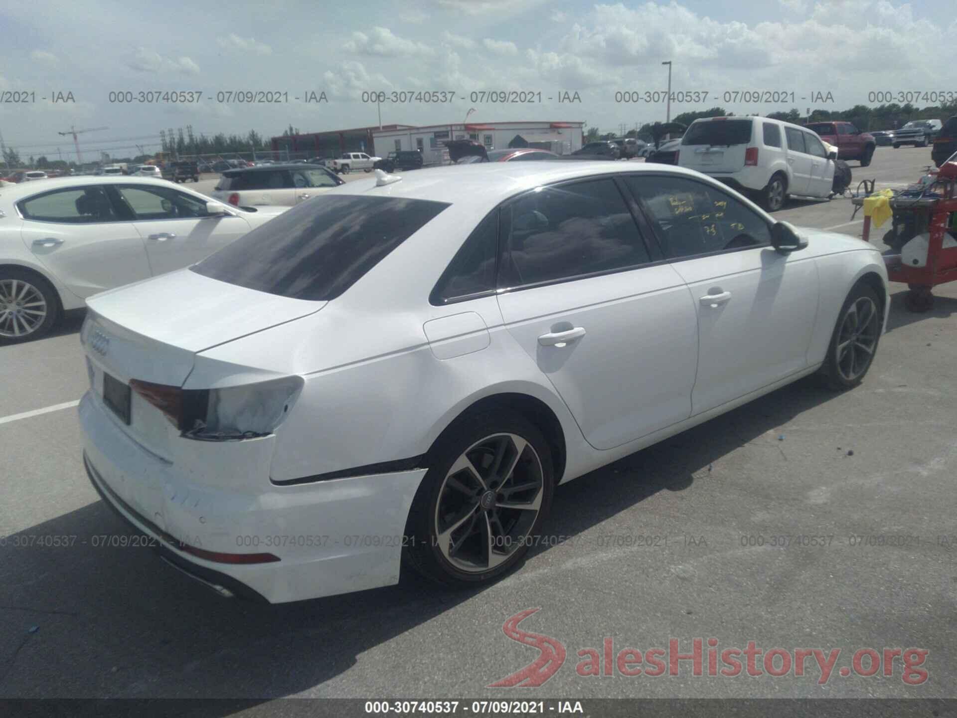 WAUGMAF42KN021535 2019 AUDI A4