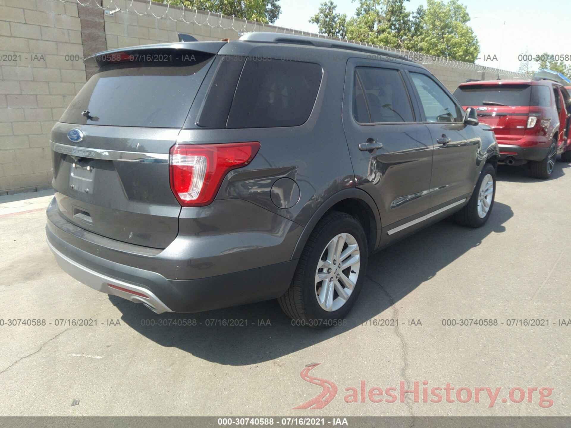 1FM5K7D89HGD55451 2017 FORD EXPLORER