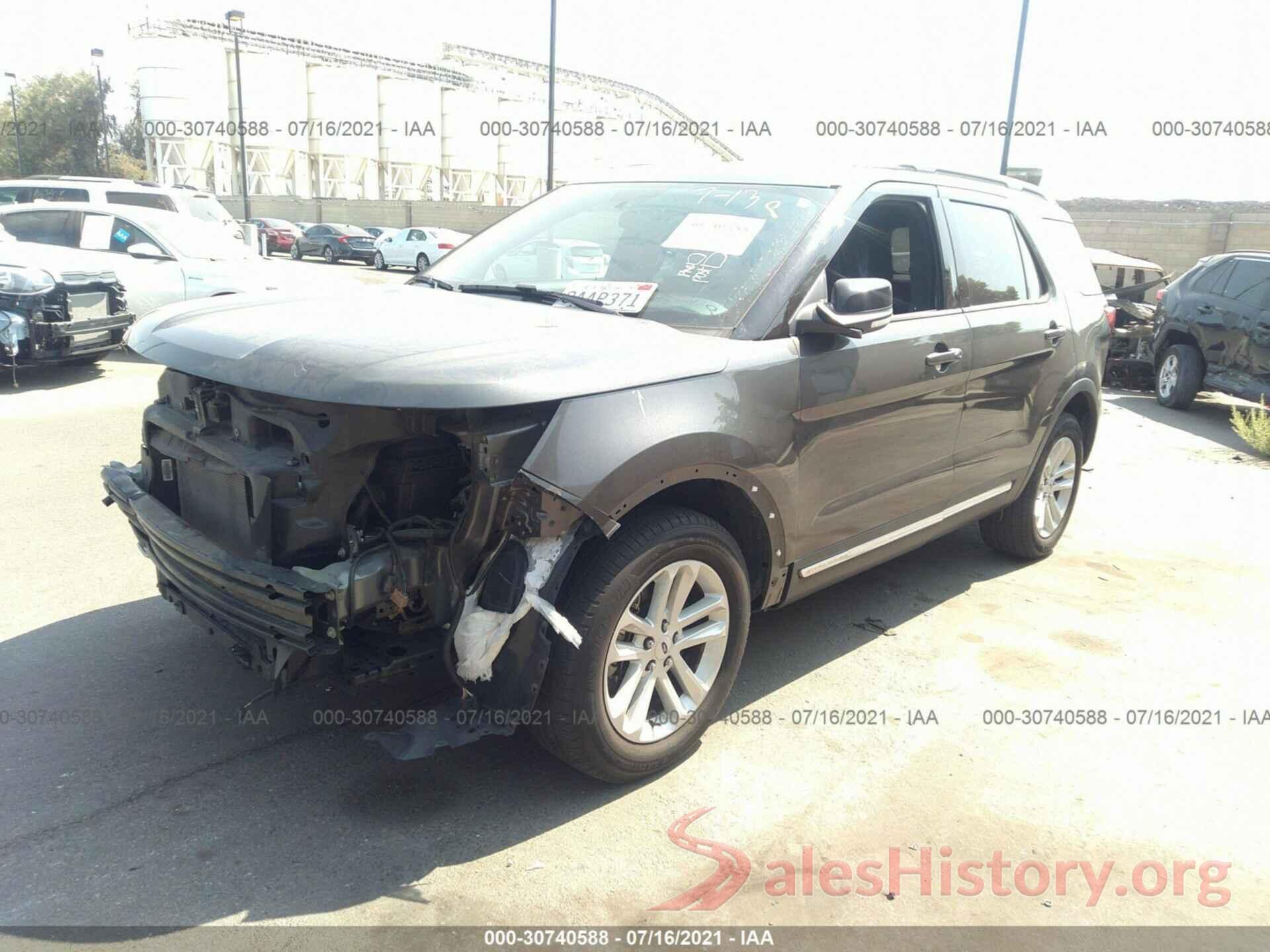 1FM5K7D89HGD55451 2017 FORD EXPLORER