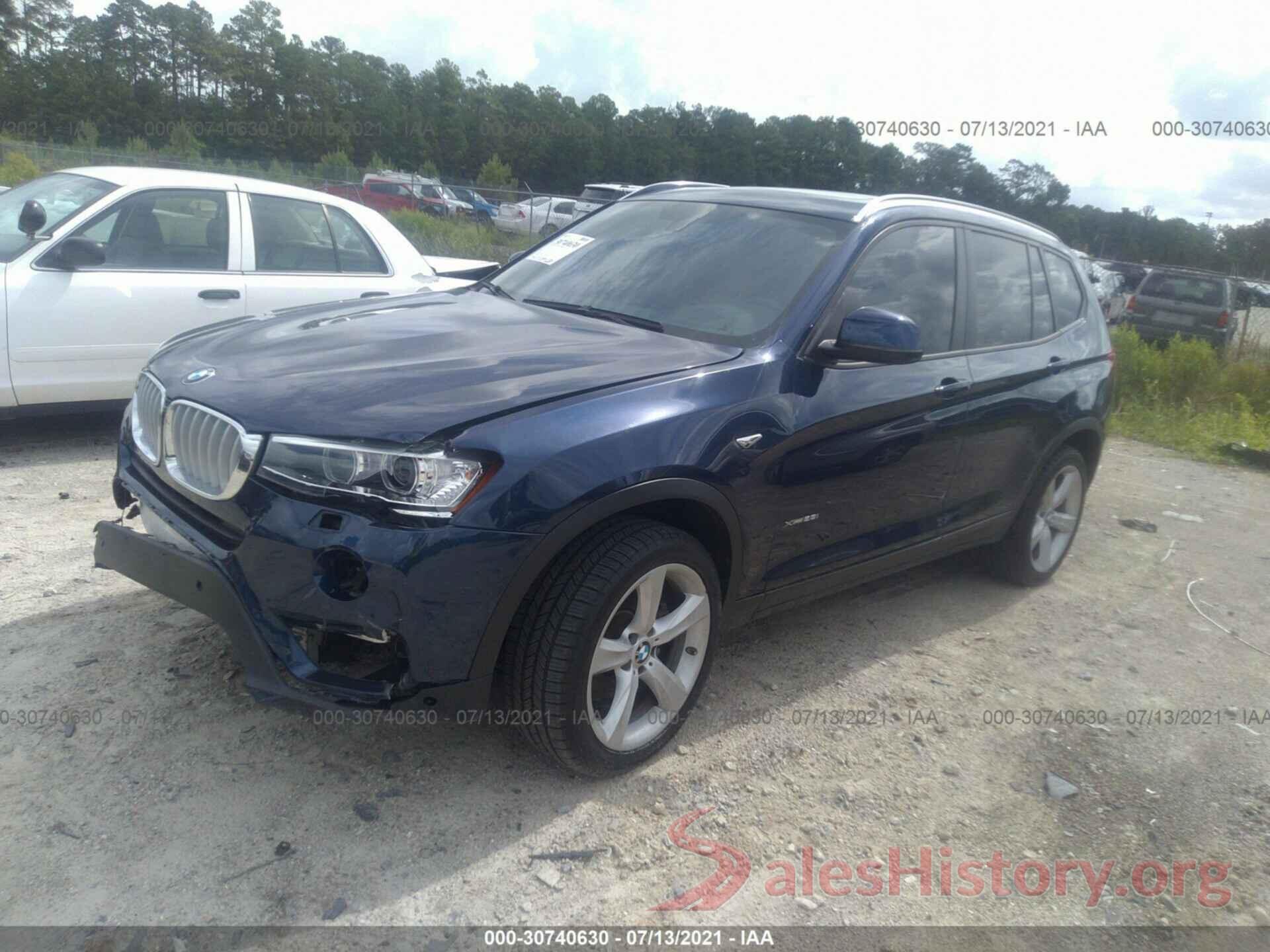 5UXWX9C34H0W69561 2017 BMW X3