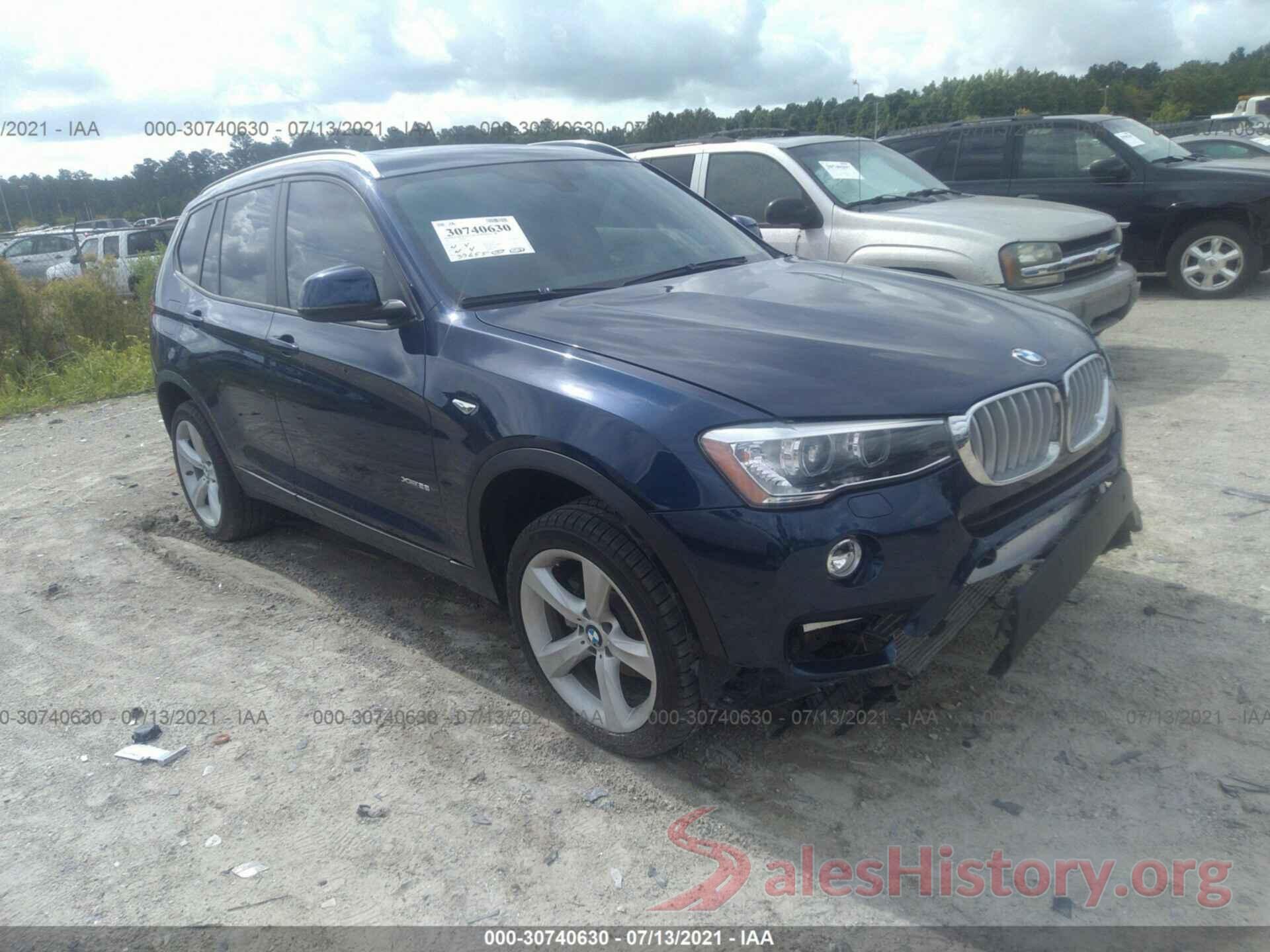 5UXWX9C34H0W69561 2017 BMW X3