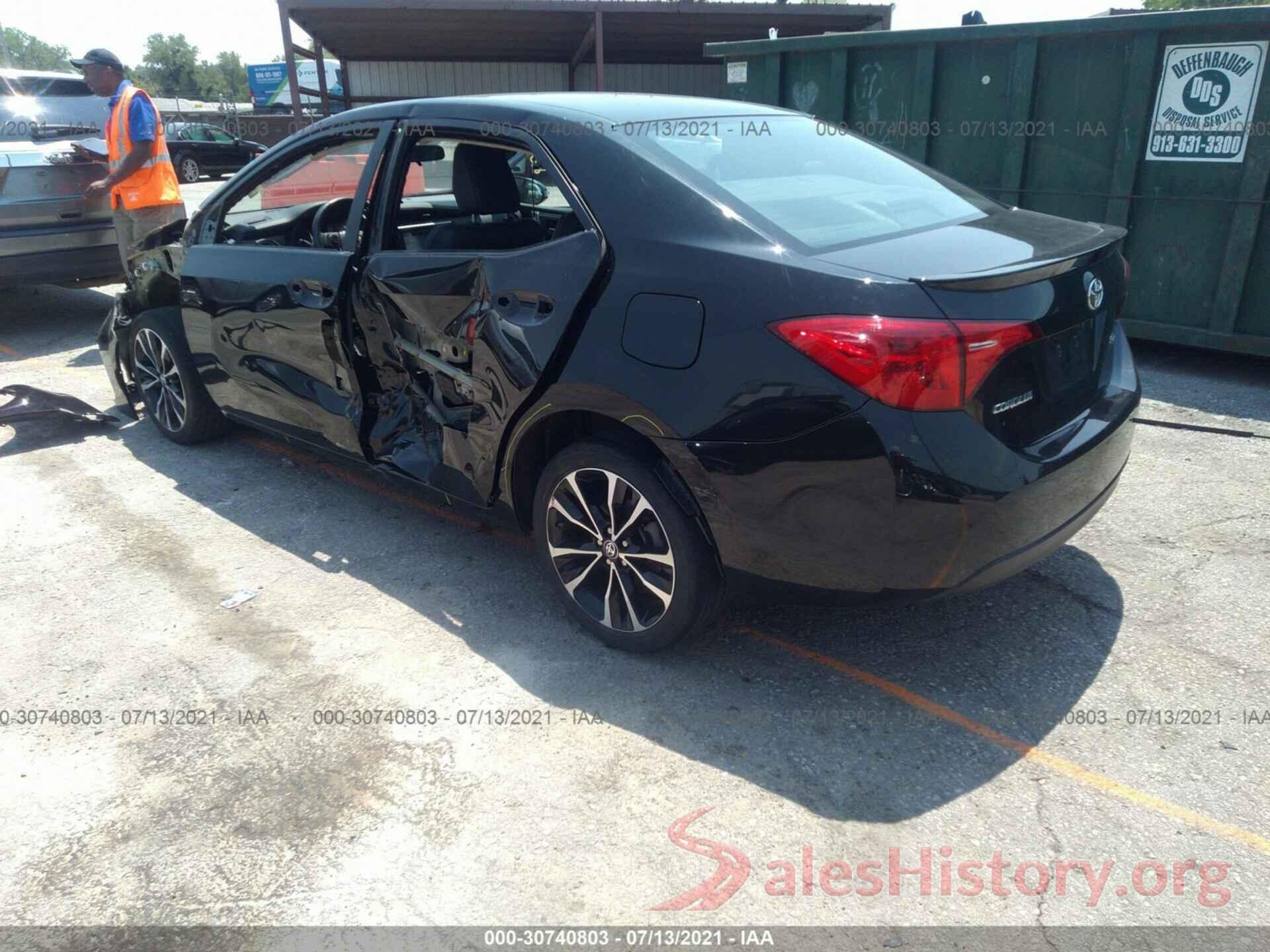 2T1BURHE0KC165654 2019 TOYOTA COROLLA