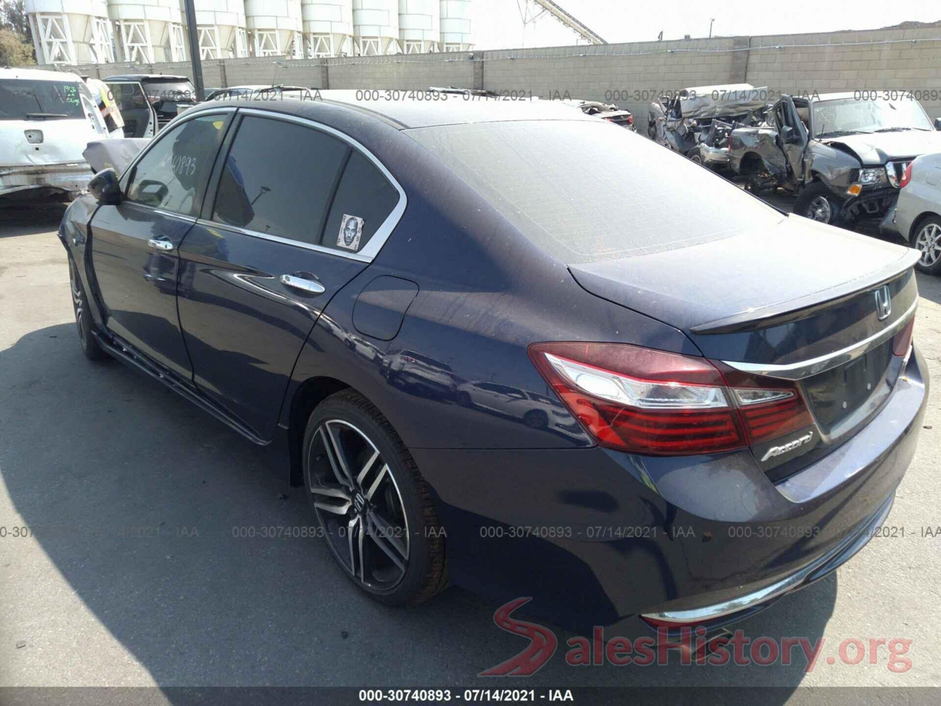 1HGCR2F57GA130610 2016 HONDA ACCORD SEDAN