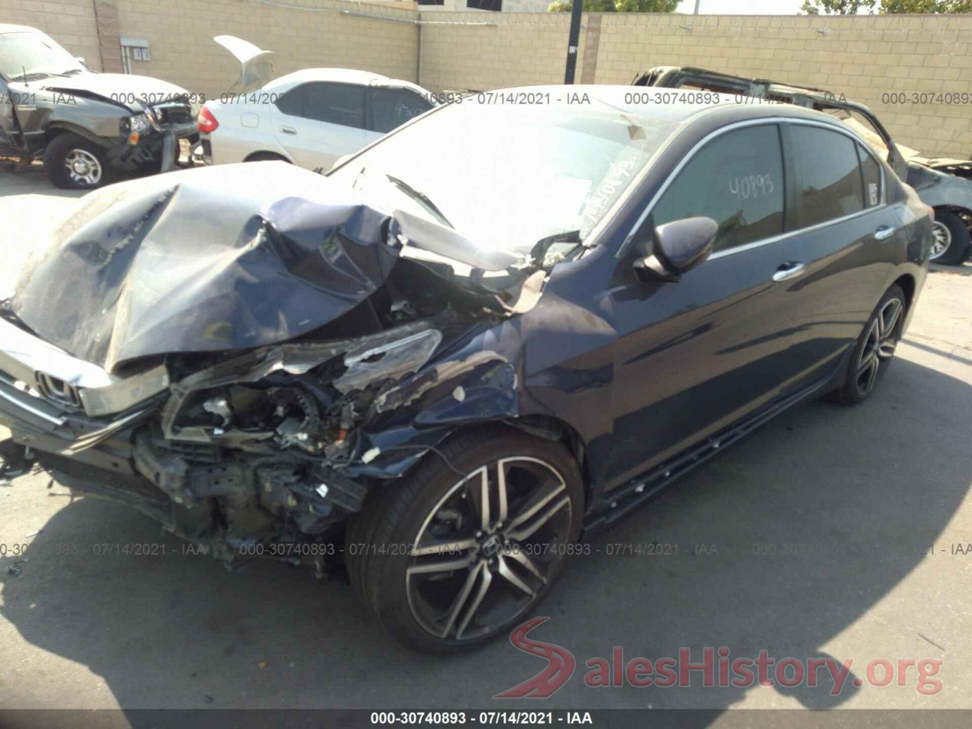 1HGCR2F57GA130610 2016 HONDA ACCORD SEDAN