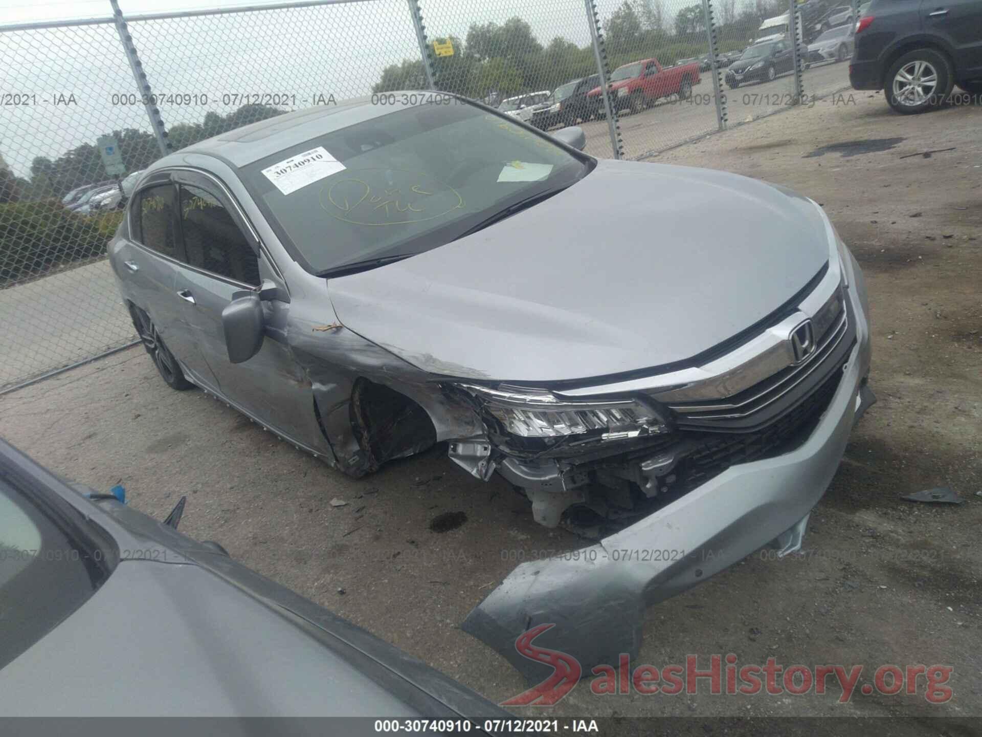 1HGCR3F95GA031714 2016 HONDA ACCORD SEDAN