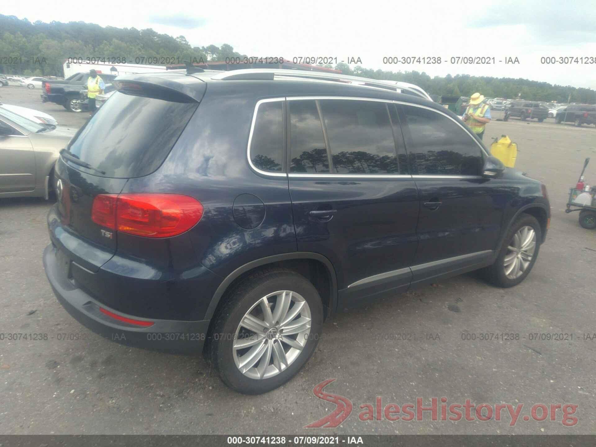 WVGAV7AX8GW532965 2016 VOLKSWAGEN TIGUAN