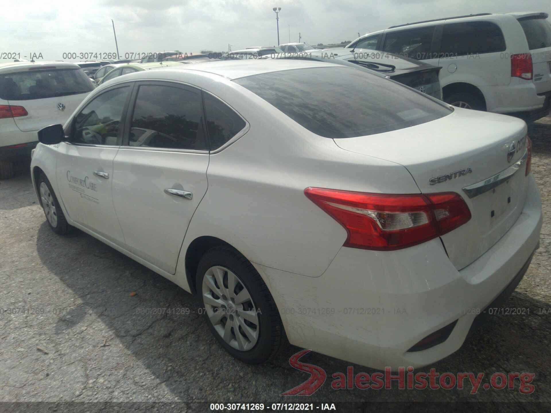 3N1AB7AP1HY281314 2017 NISSAN SENTRA