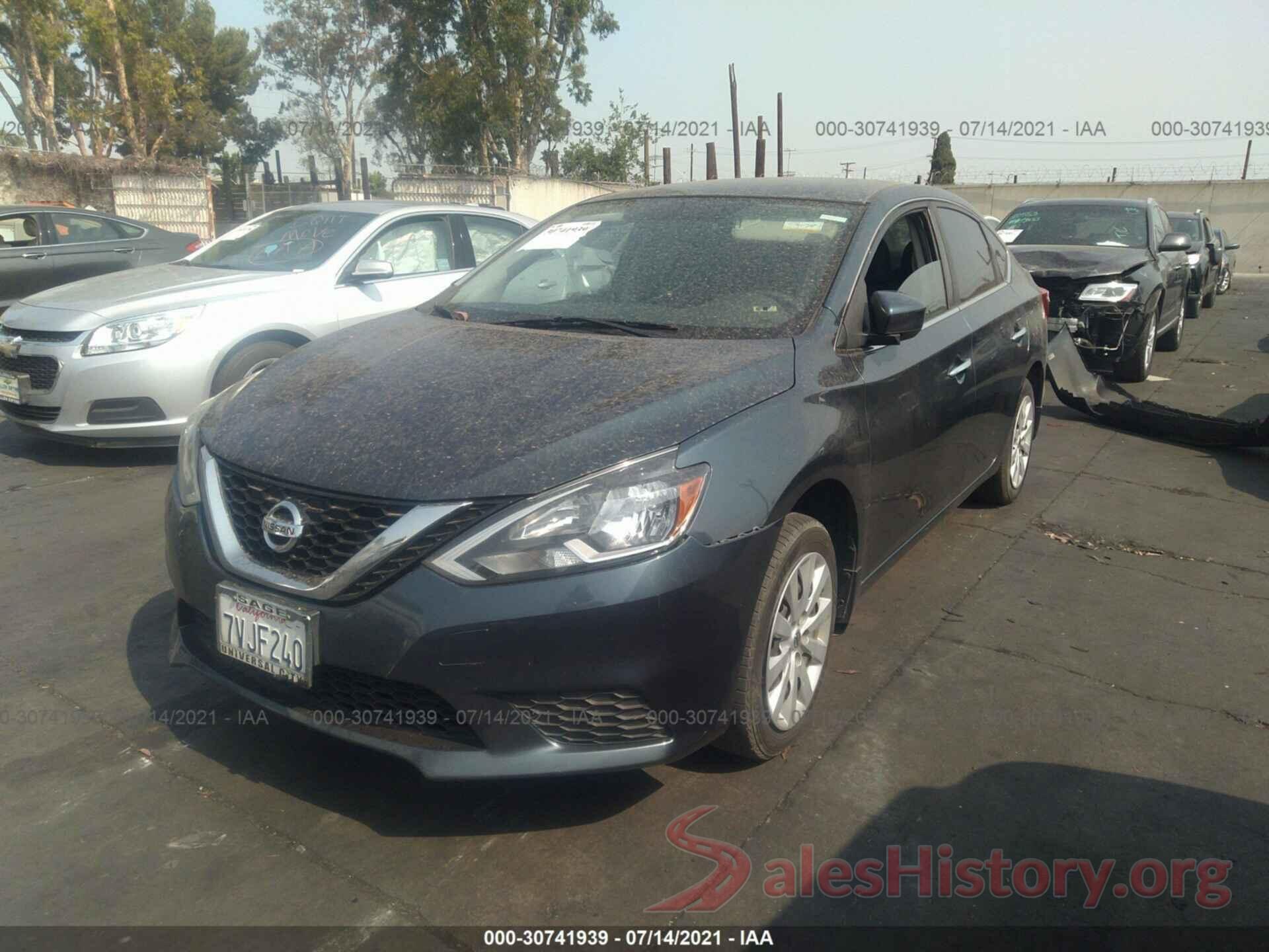 3N1AB7AP7GY323340 2016 NISSAN SENTRA