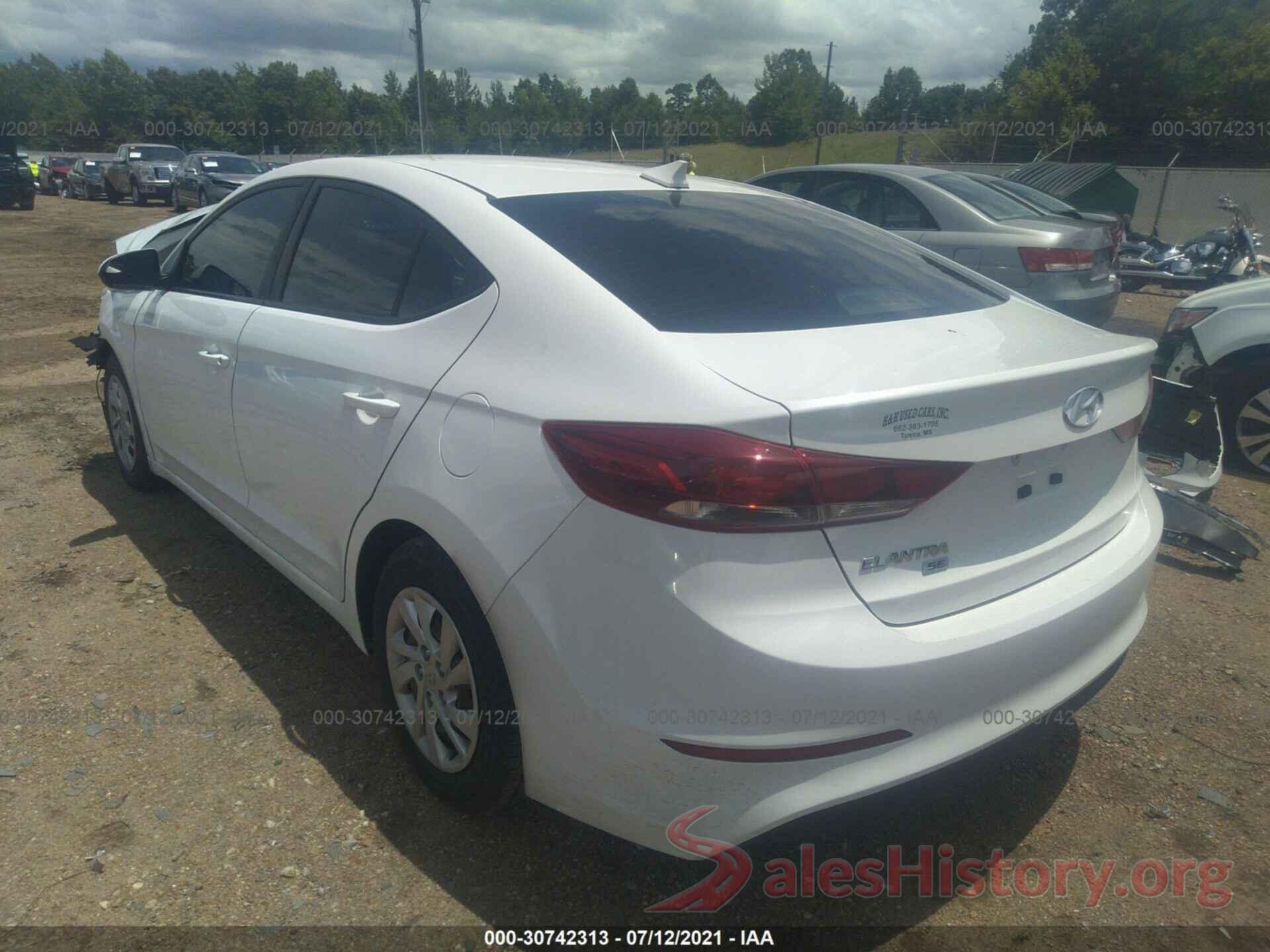 5NPD74LF0HH147079 2017 HYUNDAI ELANTRA