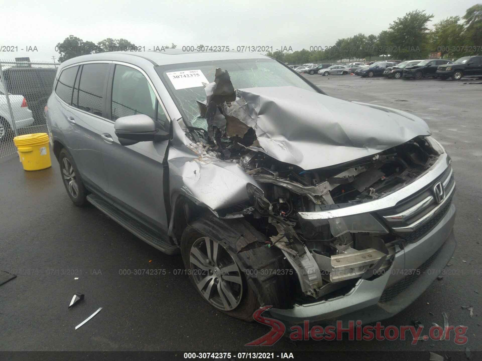 5FNYF6H85GB013806 2016 HONDA PILOT