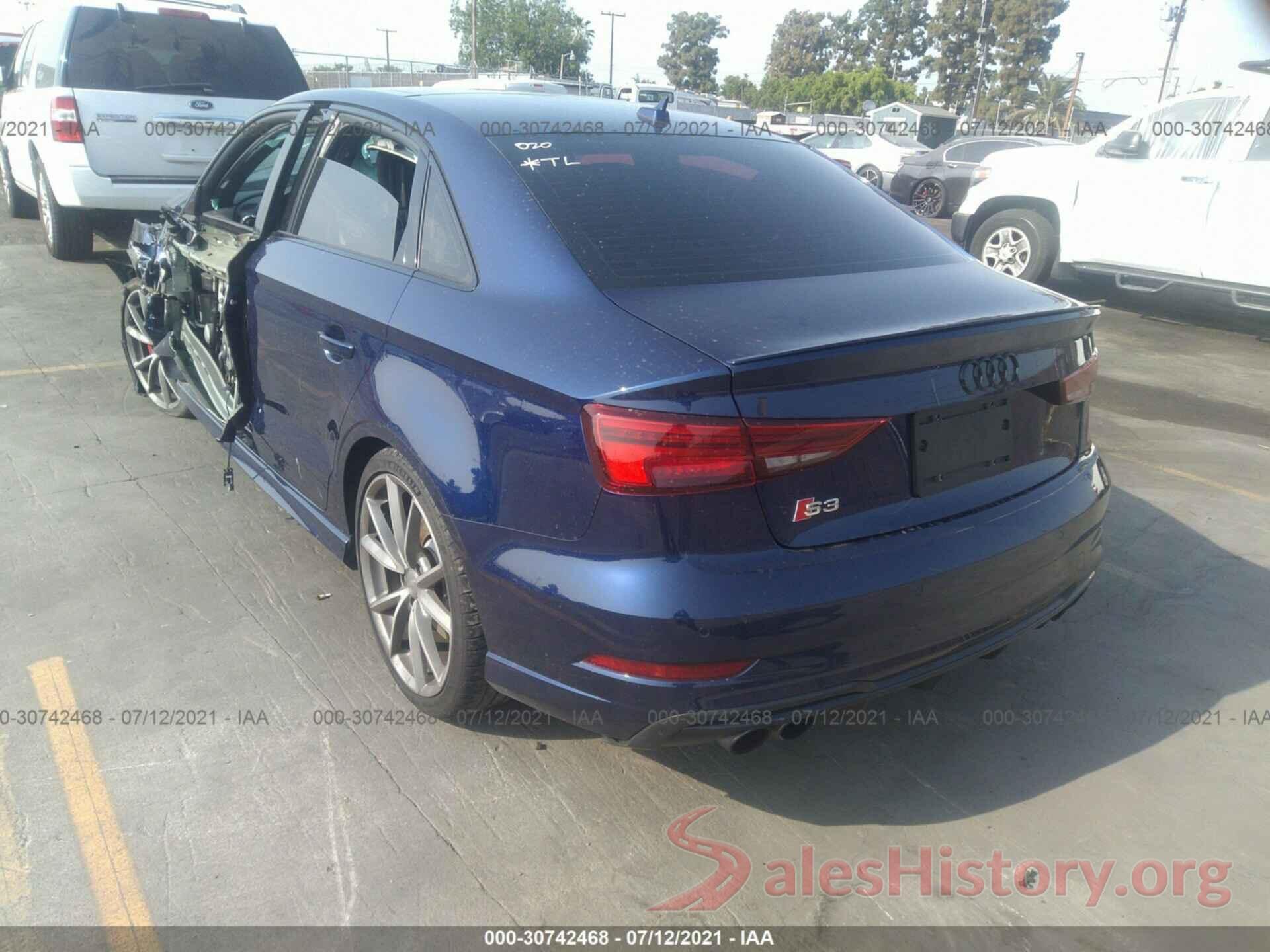 WAUB1GFFXJ1022137 2018 AUDI S3