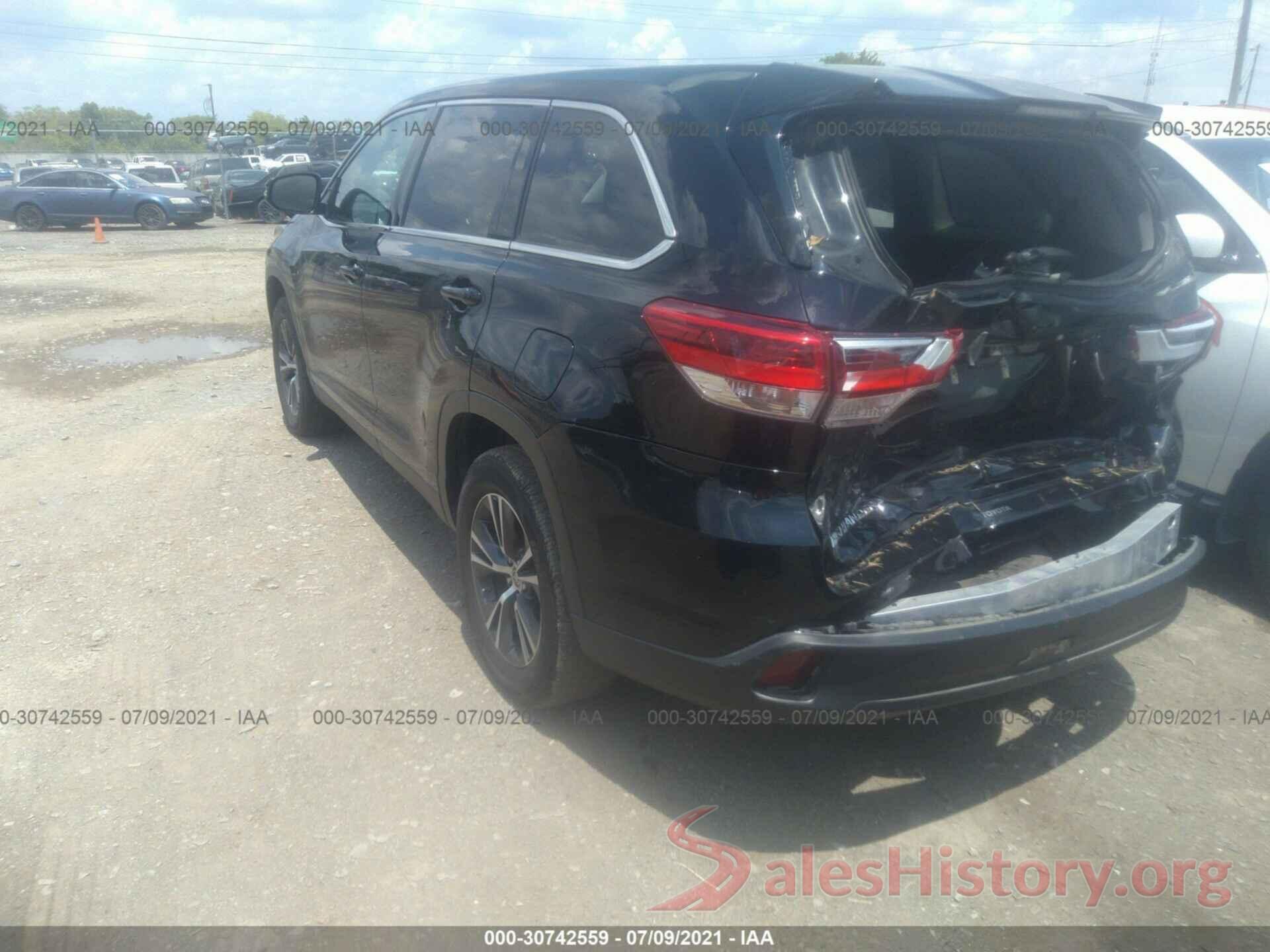 5TDZARFH1KS060035 2019 TOYOTA HIGHLANDER