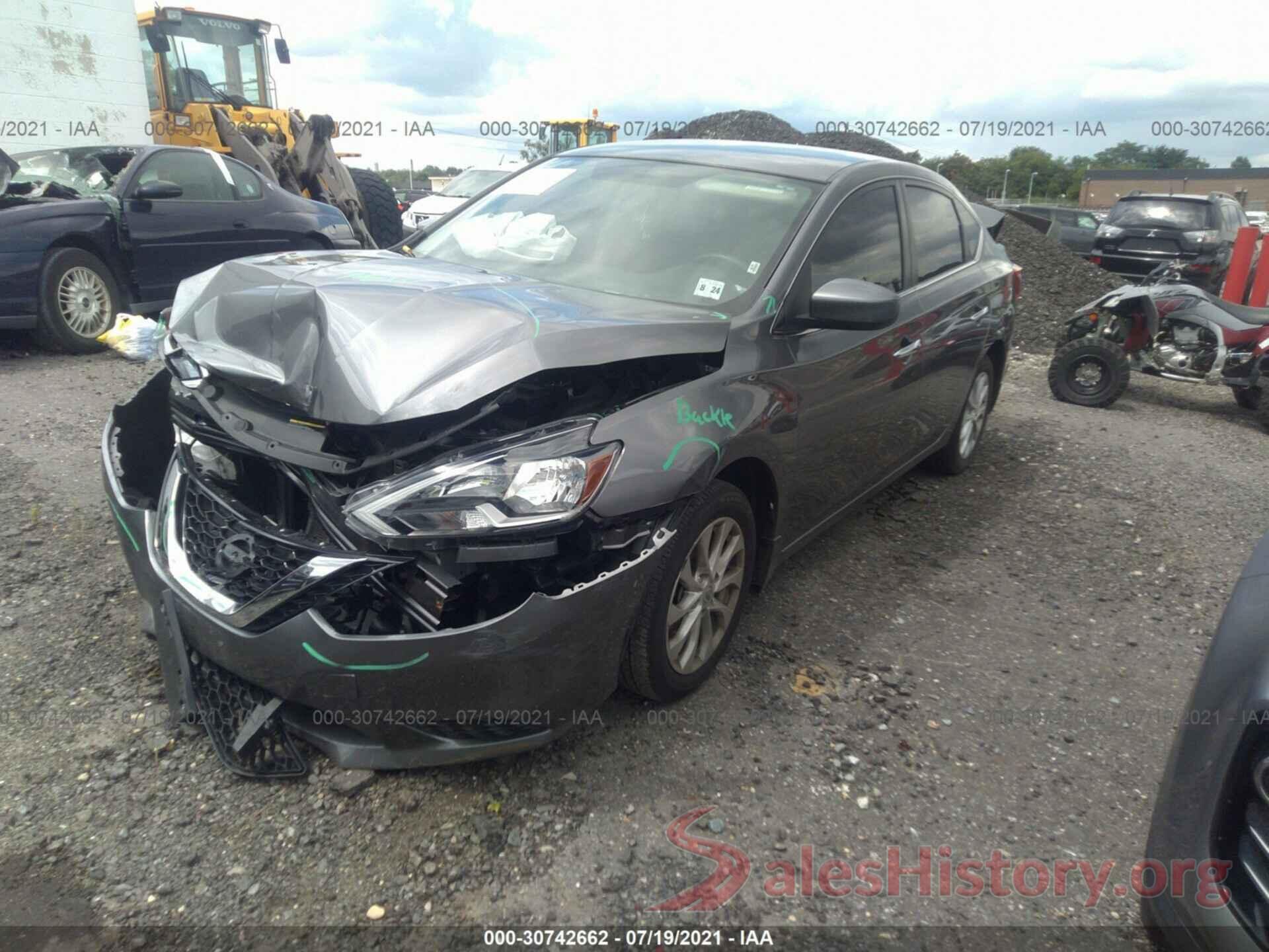 3N1AB7AP7KY374040 2019 NISSAN SENTRA